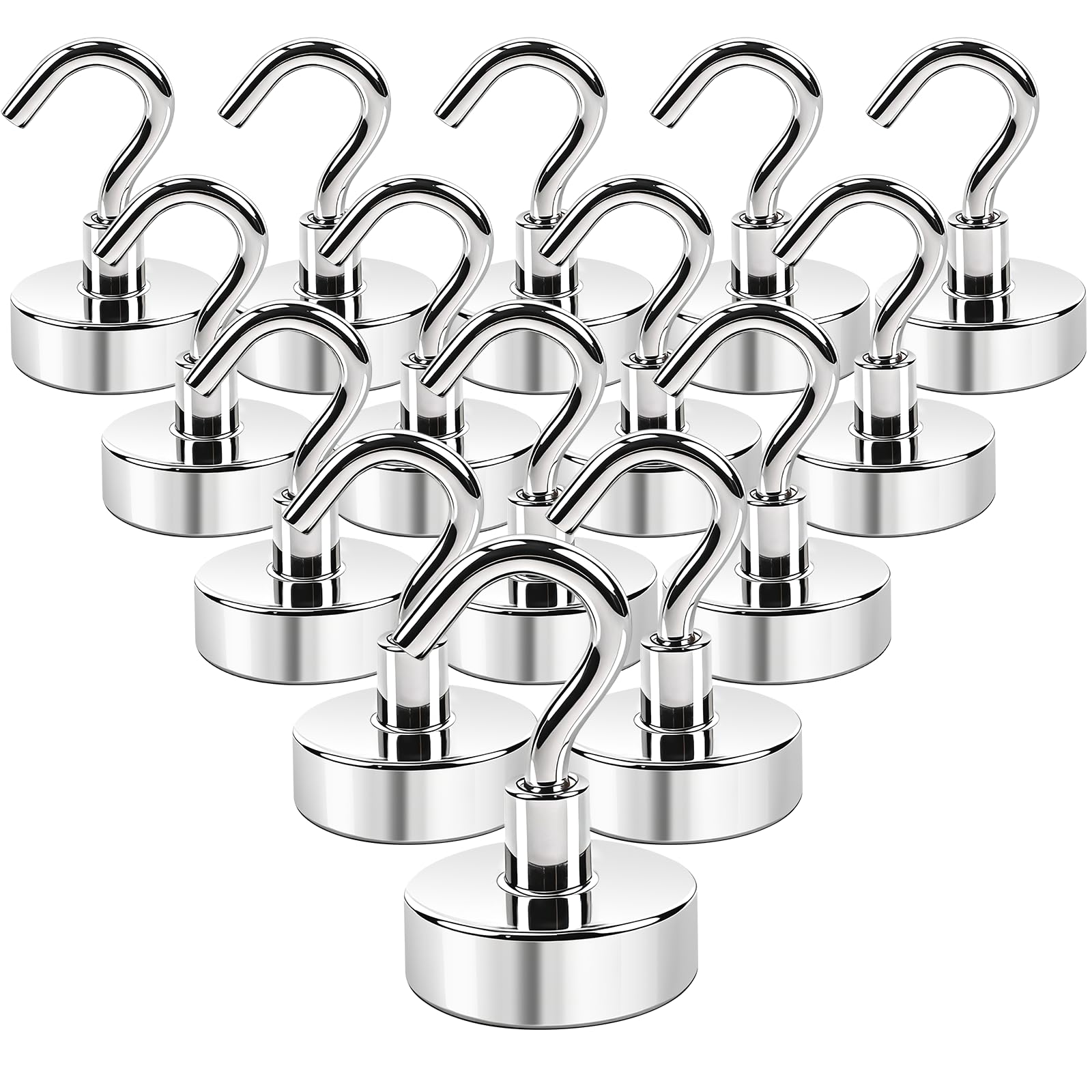 26Pack Magnetic Hooks for Cruise Cabin Essential, 0.63" Heavy Duty Magnet Hooks for Kitchen, Classroom & Home Use - Strong Magnets Holder for Hanging Tools, Decorations — Amazon image 10