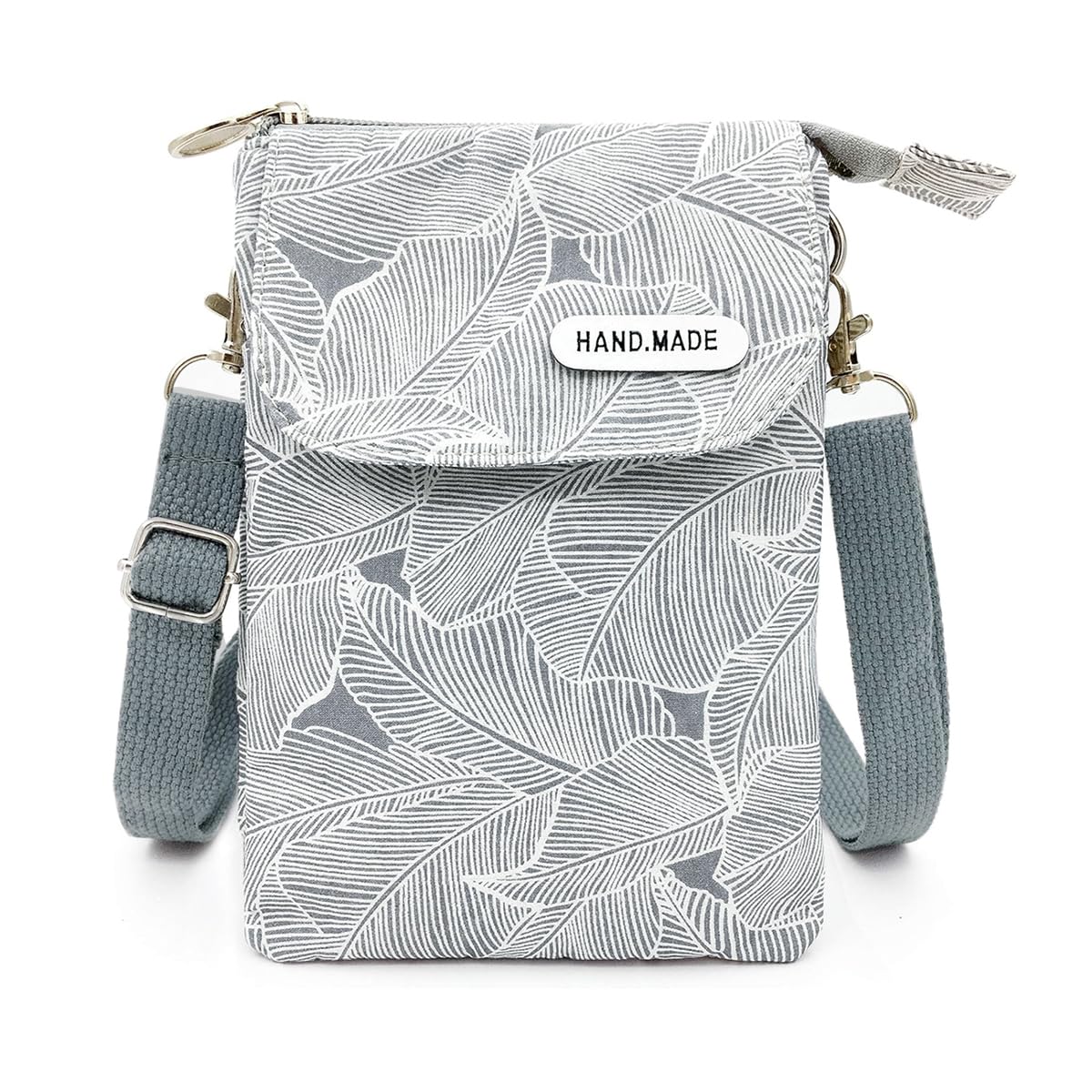 PALAY Women Purse Bag Casual Phone Pouch Canvas Cloth Phone Bag Sling Bag Minimalism Print Phone Bag Small Crossbody Bag Shoulder Bag Women Purse Bag, Gray (B0D3Q5M4NX) Amazon Price History, Amazon Price Tracker