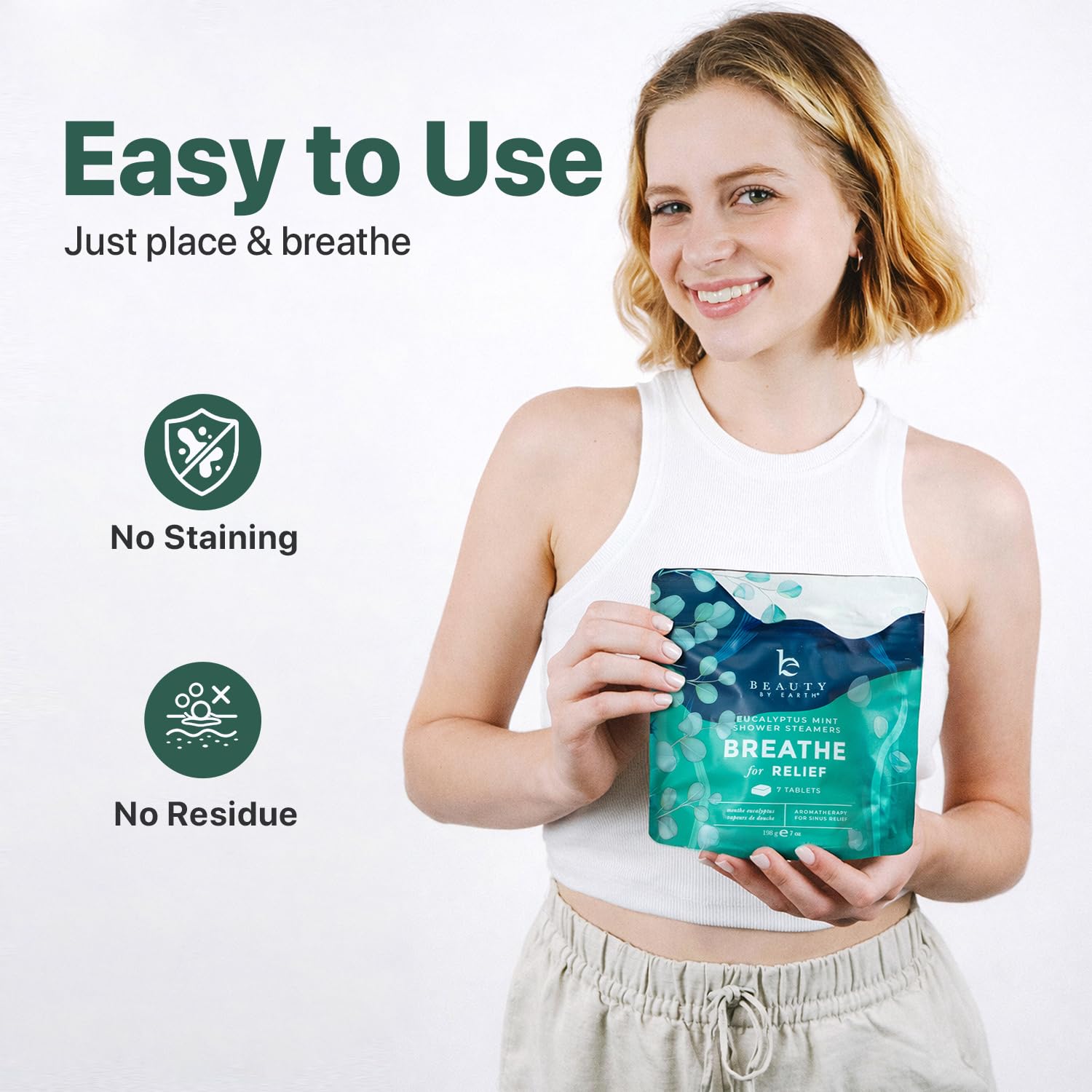 Shower Steamers Aromatherapy - USA Made with Natural Ingredients & Eucalyptus Essential Oil, Large Shower Bombs, Relaxation Spa Gifts for Women & Men, Unique Self Care Gifts - Image 8