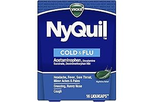 Nyquil Liquicaps 16ct: The Fast-Acting Cold and Flu Relief