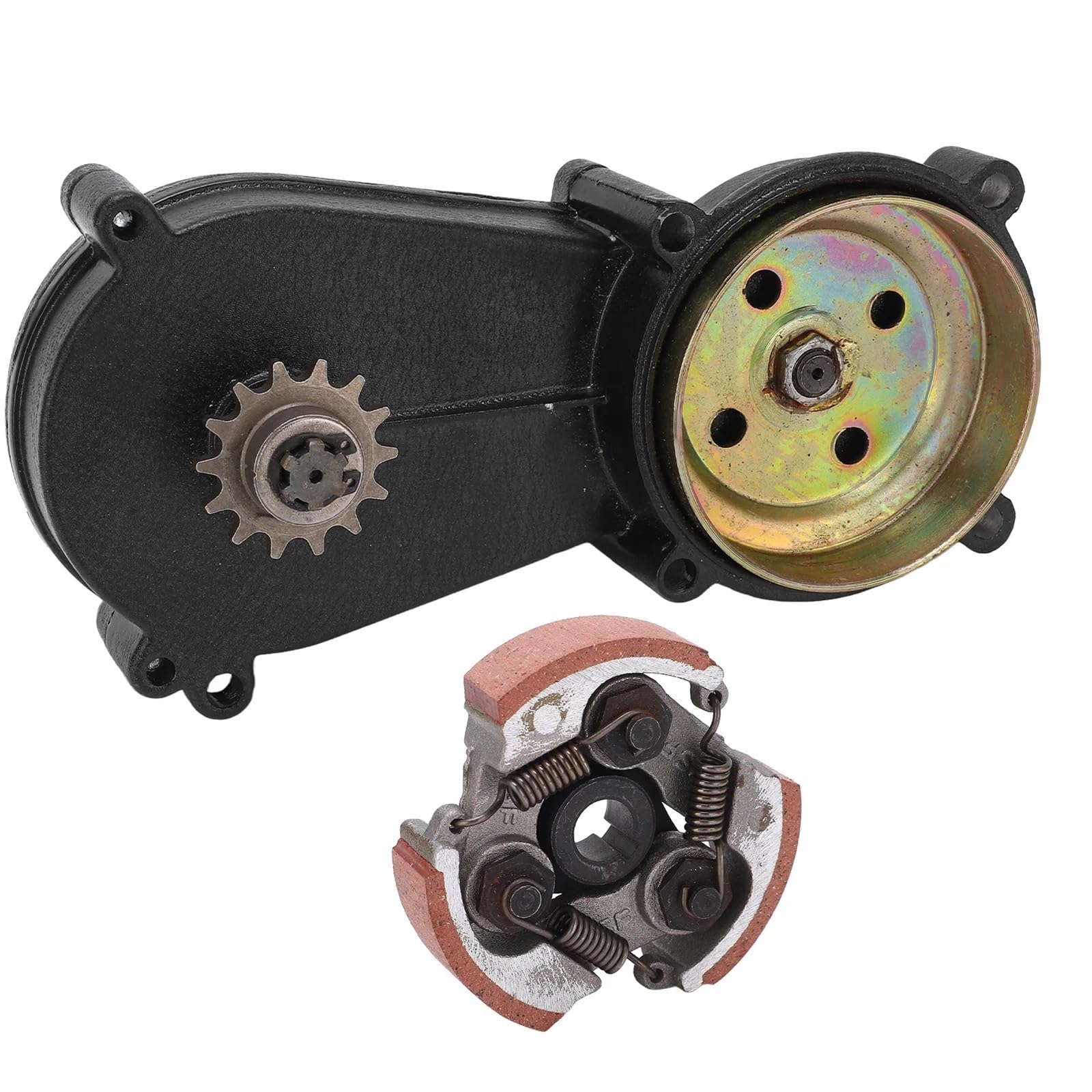 Sprzęgło samochodowe Zestaw sprzęgła skrzyni biegów 14T z dzwonkiem sprzęgła pasujący do 43cc 49cc Mini PIT Off-road Motorcycle Mini Four-wheel