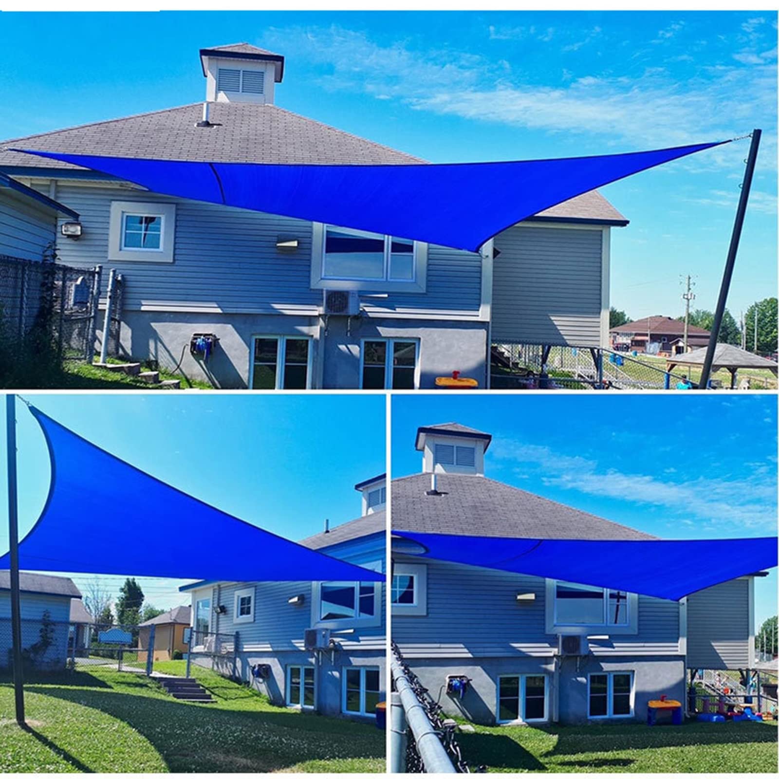 Schattentuch, 80% UV-Block, atmungsaktive Schattenabdeckung mit festem Clip-Bezugsstoff für Blumen, Pflanzen, Terrasse, Rasen, Sonnensegel,3.6 * 3.6 * 3.6m/11.8 * 11.8 * 11.8ft