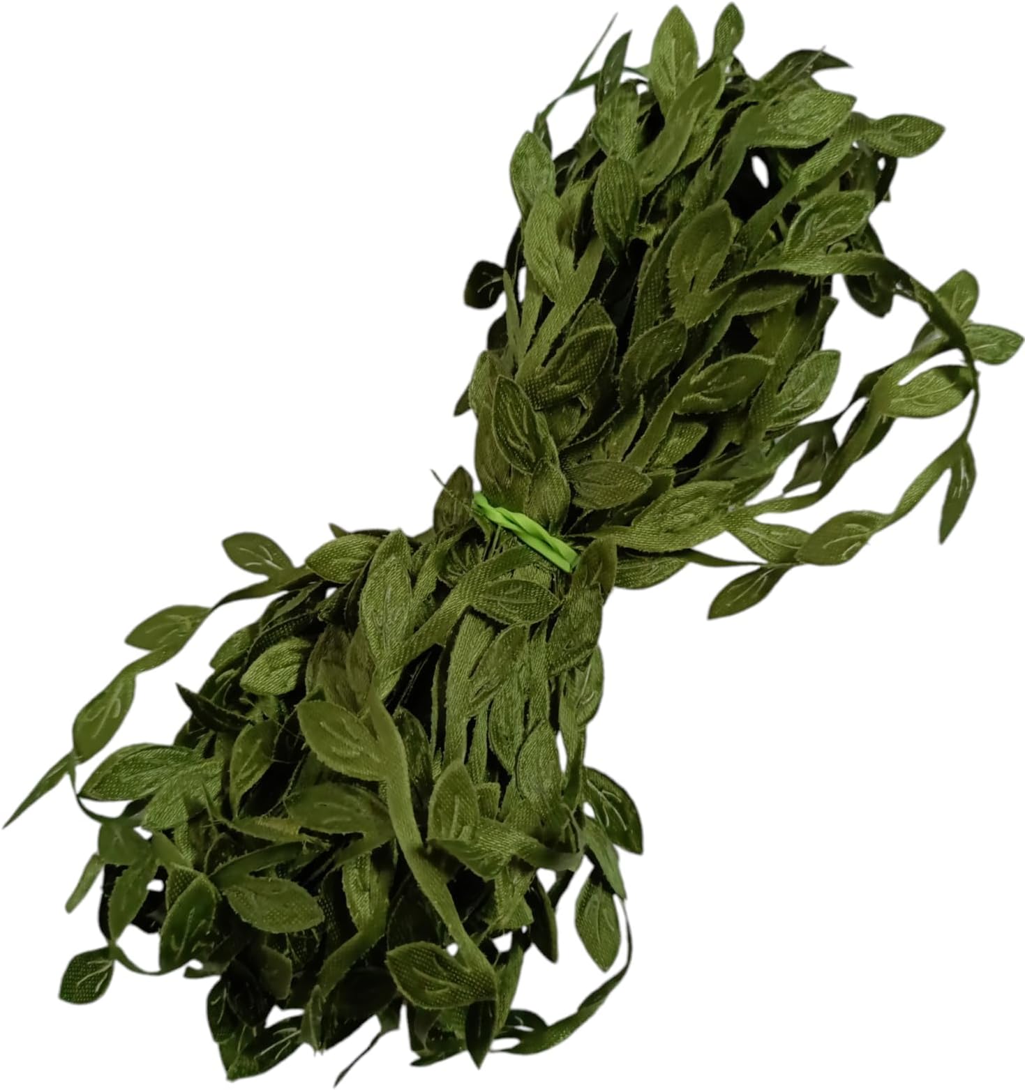 3A Featuretail Artificial Vines, Green Leaf Gift Wrapping Trim Ribbon,Eucalyptus Leaves Garland Wreath Accessory DIY Craft Party Wedding Home Decoration (Pack of 10Meter)