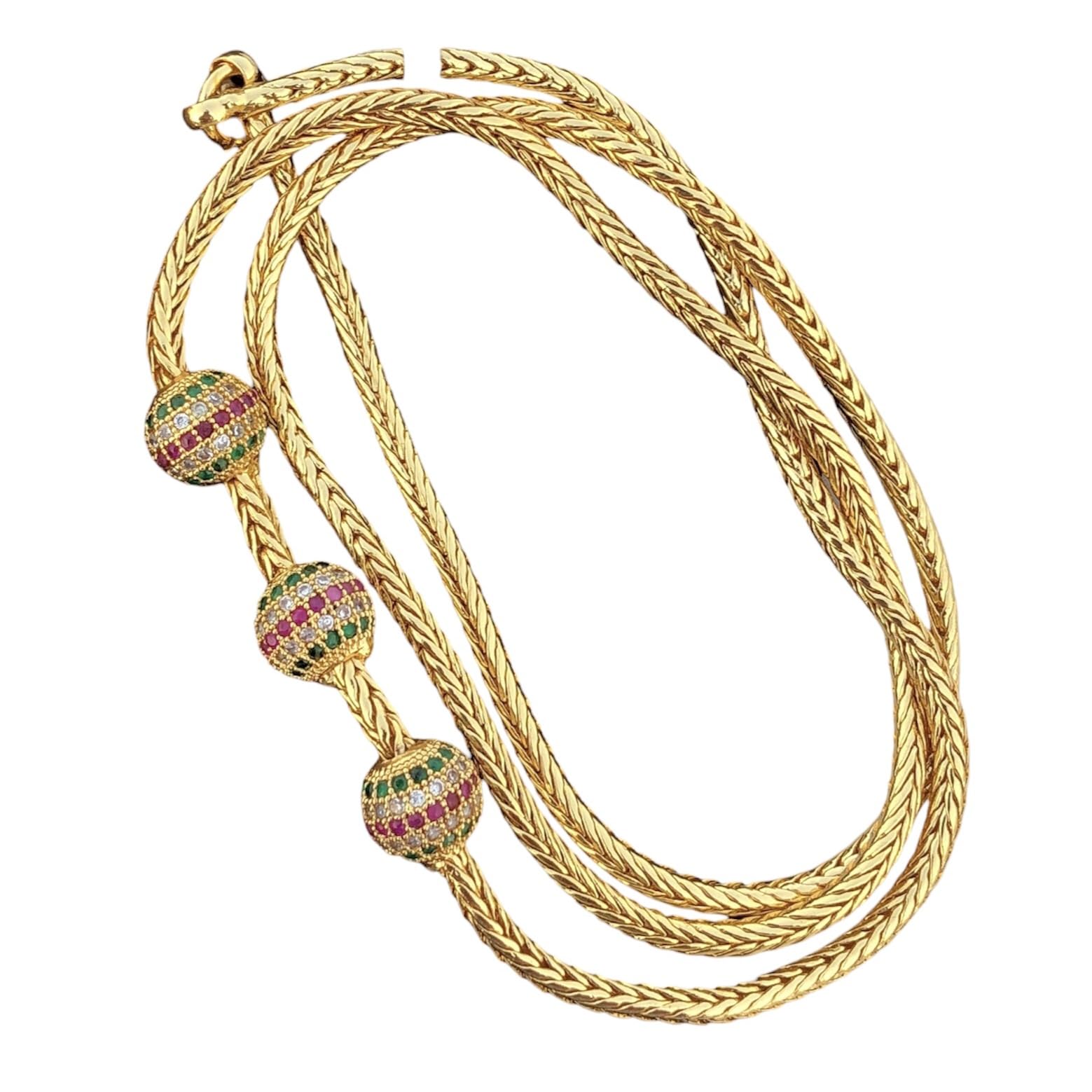 MULTI COLOR BALLS DESIGN MUGAPPU THALI KODI FOR MARRIED WOMENS [24 INCH] Gold-plated Plated Brass Chain (B0C5Y3QDGT) Amazon Price History, Amazon Price Tracker