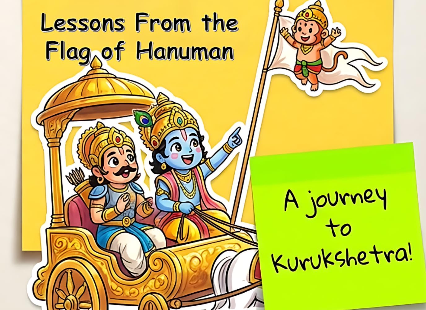 Lessons From the Flag of Hanuman: A Journey to Kurukshetra (Illustrated Adventures)