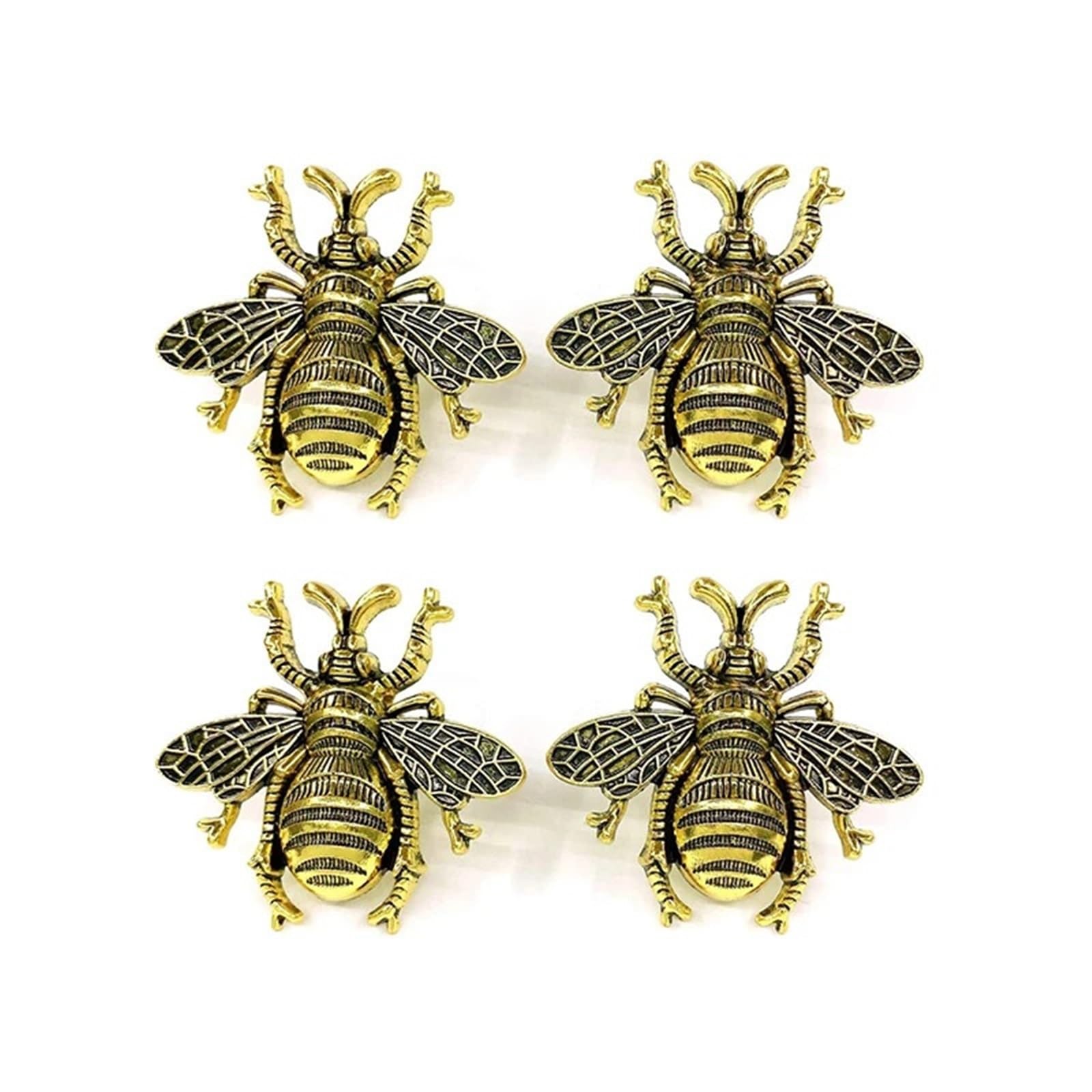 HUWOYG Bronze Yellow Bee Handle for Cupboards