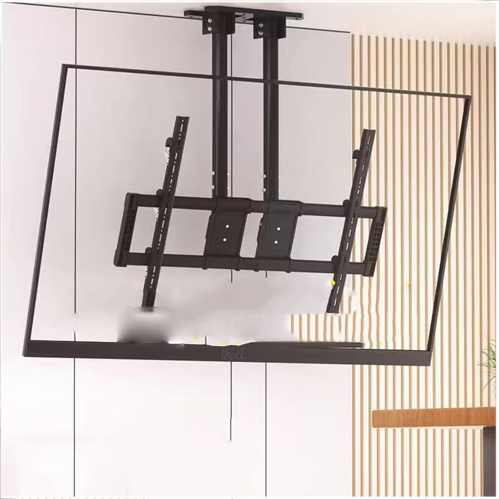 Support TV plafond inclinable réglable écran plat 55 65 75 85 100 pouces VESA 900x400