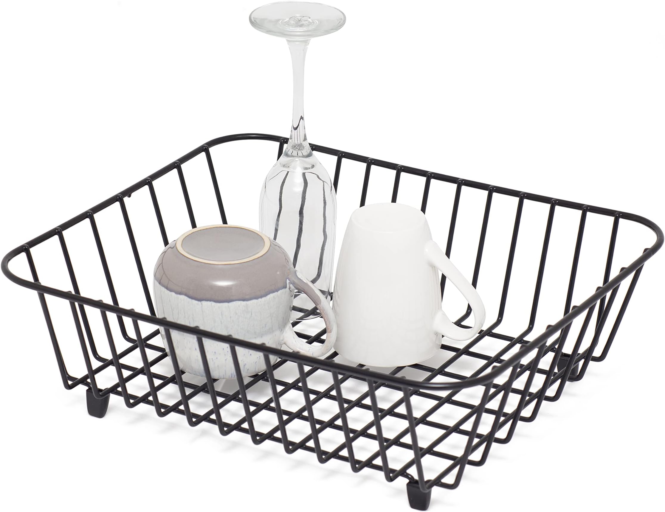 Kitchen Sink Basket – Dish Drainer – Black