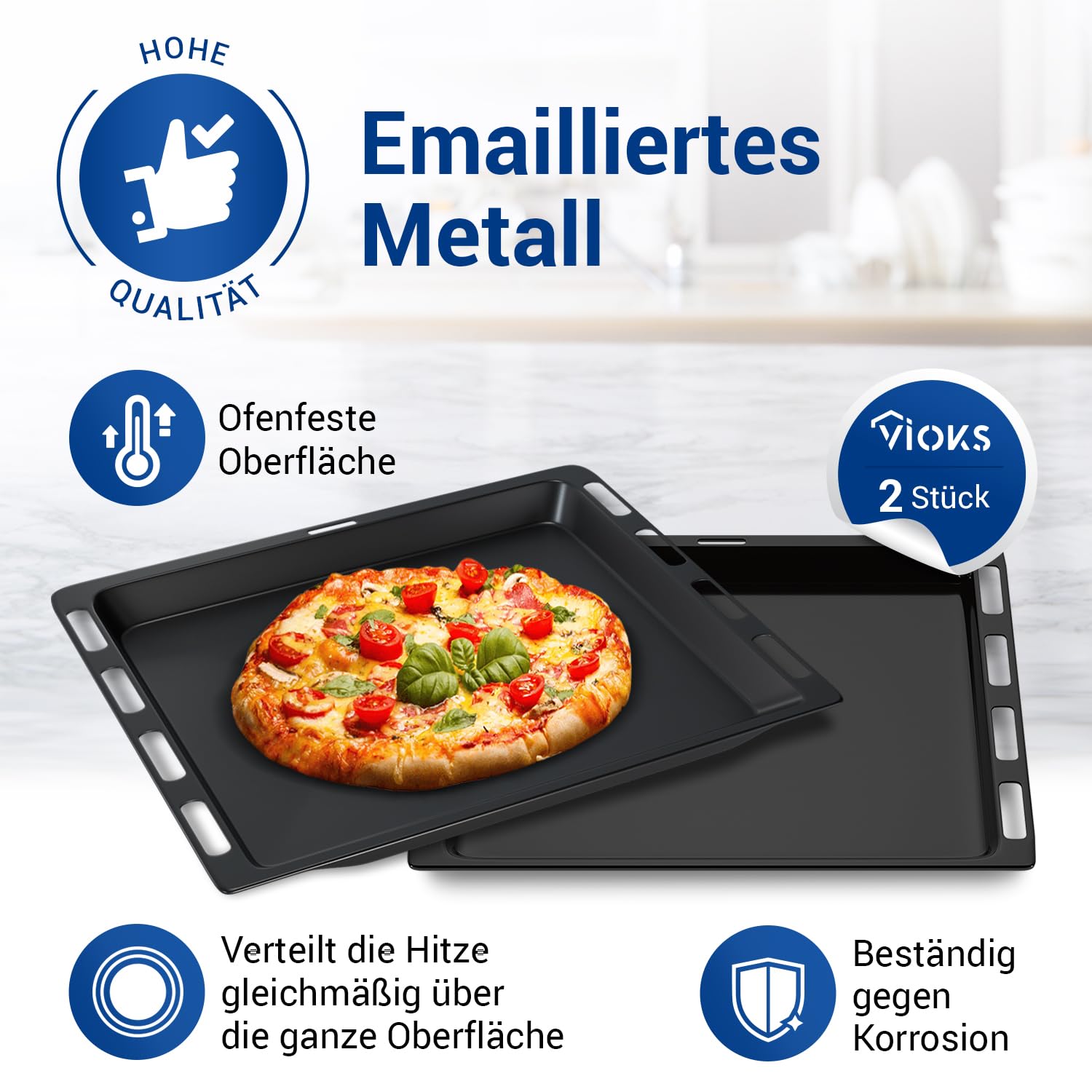 Teglia da forno (piatto da forno, leccarda) per Bosch, Siemens e altri forno 17004290
