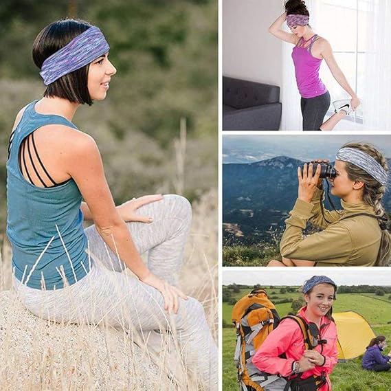 Amazon Kesaplanヘアバンドスポーツヘアバンド スポーツターバンスポーツ ヘア バンド 女子スポーツヘッドバンドスポーツヘッドバンド メンズスポーツ ヘア バンド 付け方 運動ヘッドバンド抗菌防臭 吸汗速乾汗止め速乾 吸汗薄型ヨガ ジョギング スポーツ用男女兼用 2個