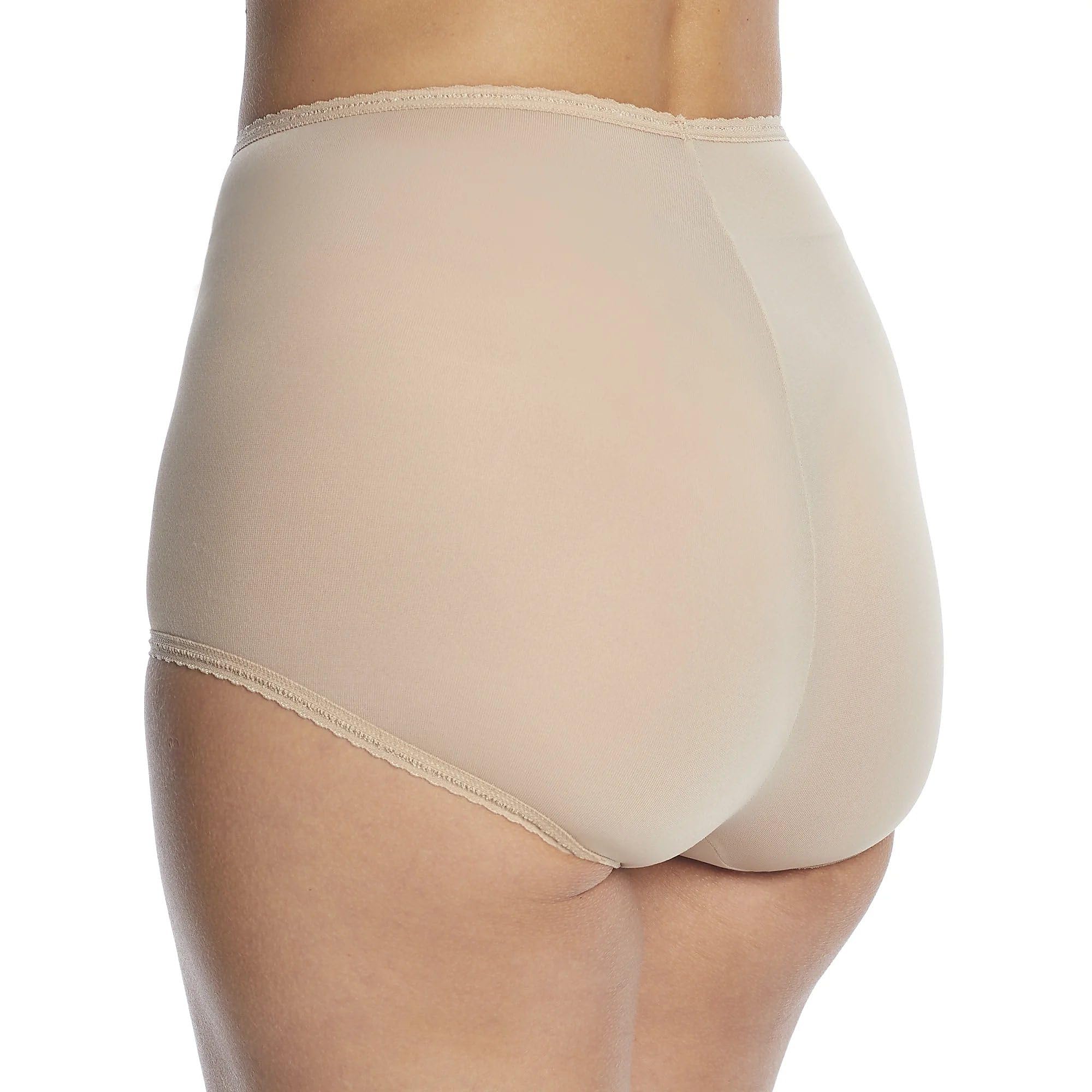 Bali Women's Skimp Skamp Brief Panties - 3-Pack Of No-Show, Full Coverage Underwear