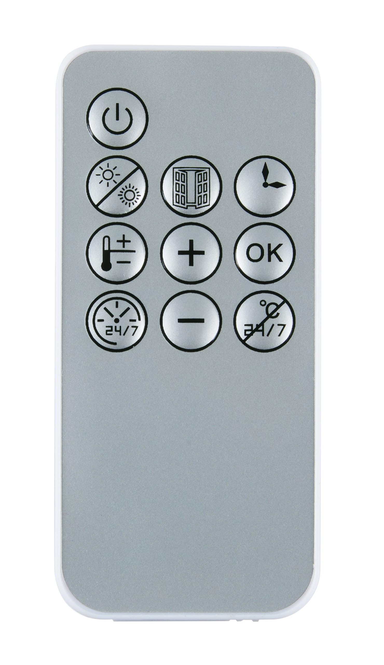 alpina Chauffage Mural 1000-2000W - Chauffage Céramique PTC avec Télécommande - Réglable en Température et Minuterie - Radiateur Mural pour Intérieur, Blanc