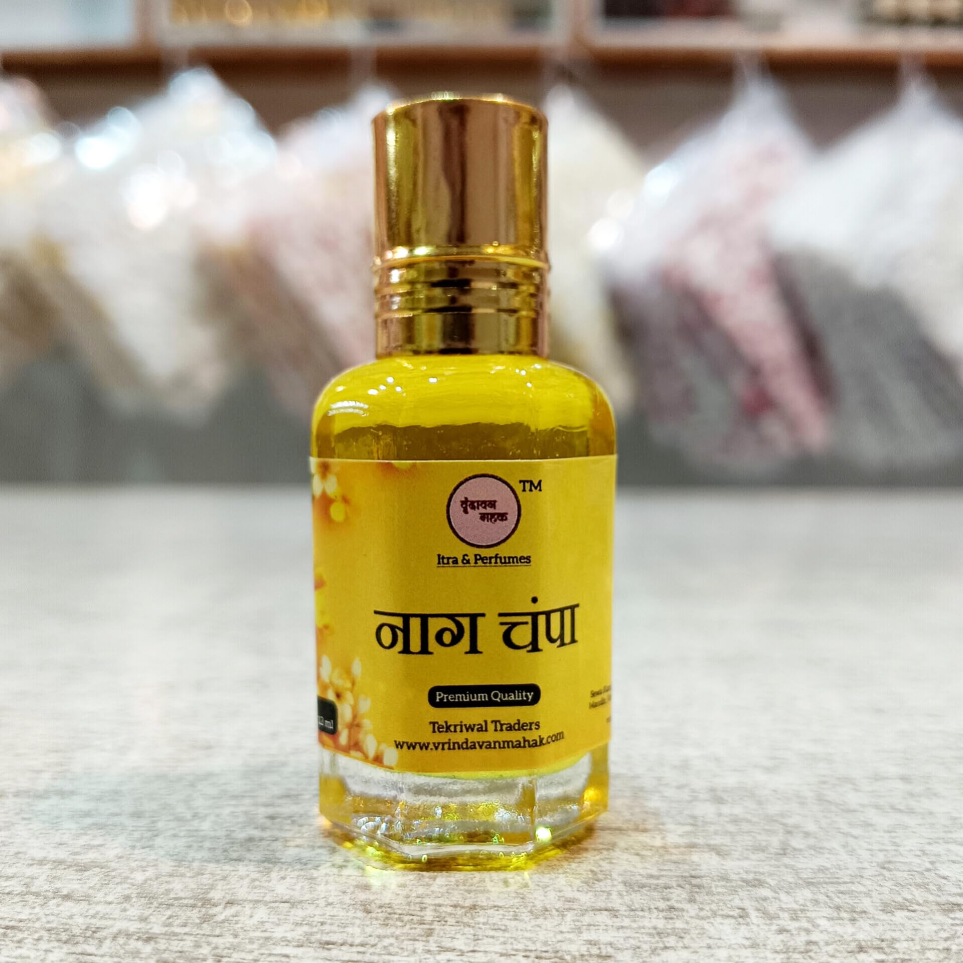 Naag Champa Roll On Attar by Vrindavan Mahak | 12ml Floral-Woody Aroma | Long Lasting Roll On Fragrance | Made in Vrindavan | Daily Aroma Oil for Rituals & Meditation-image-18