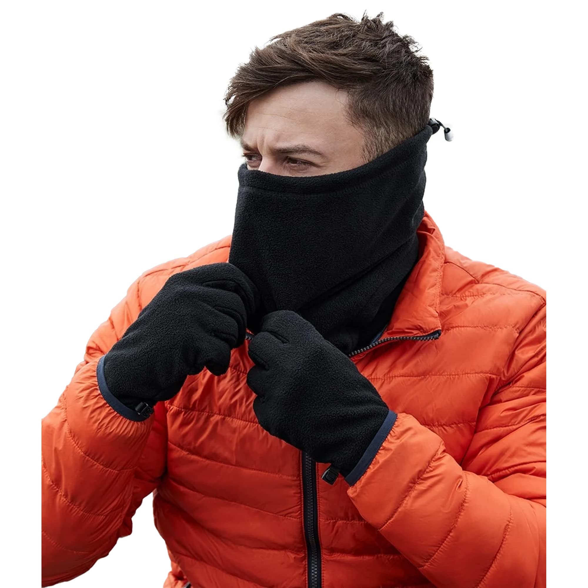 Beechfield Fleece Recycled Snood (One Size) (Petrol)