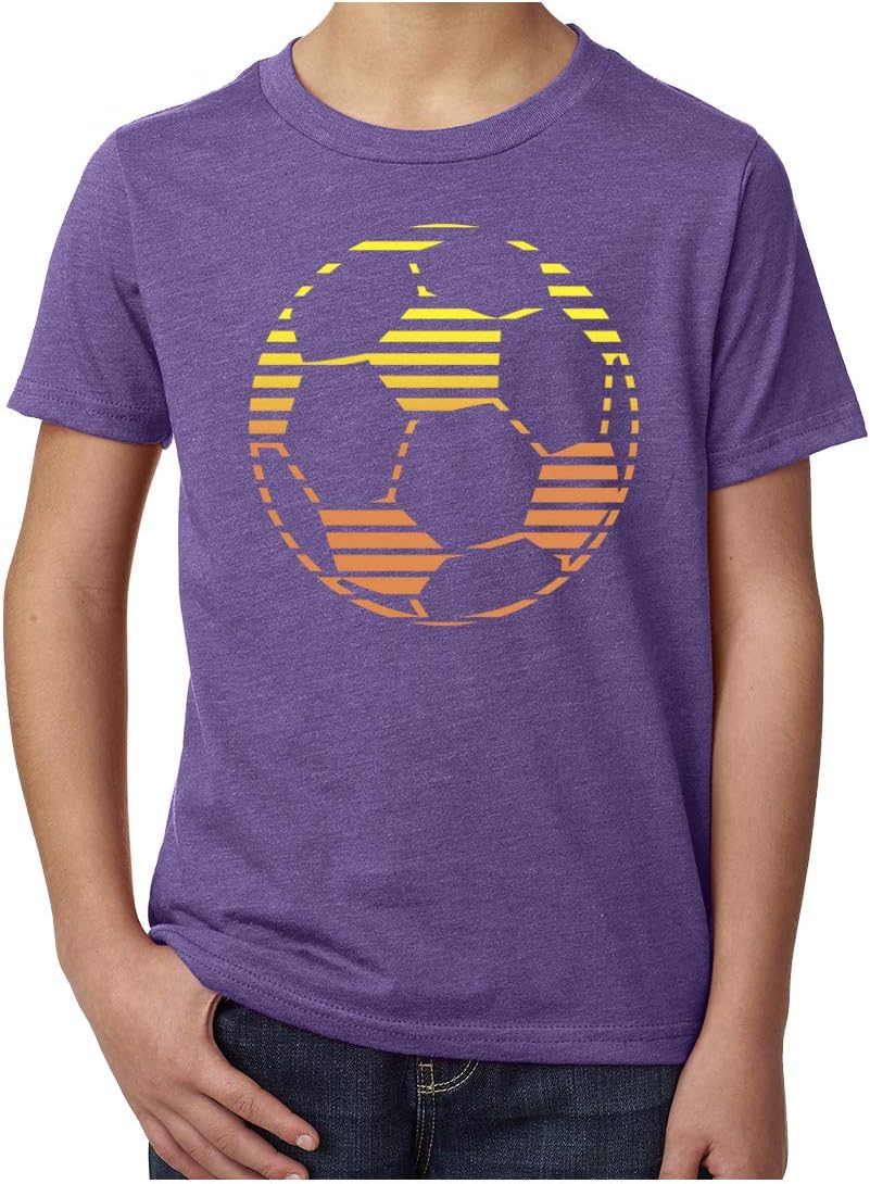 Soccer Ball Sun, Youth Soccer Shirts, Kids Sports T-Shirts