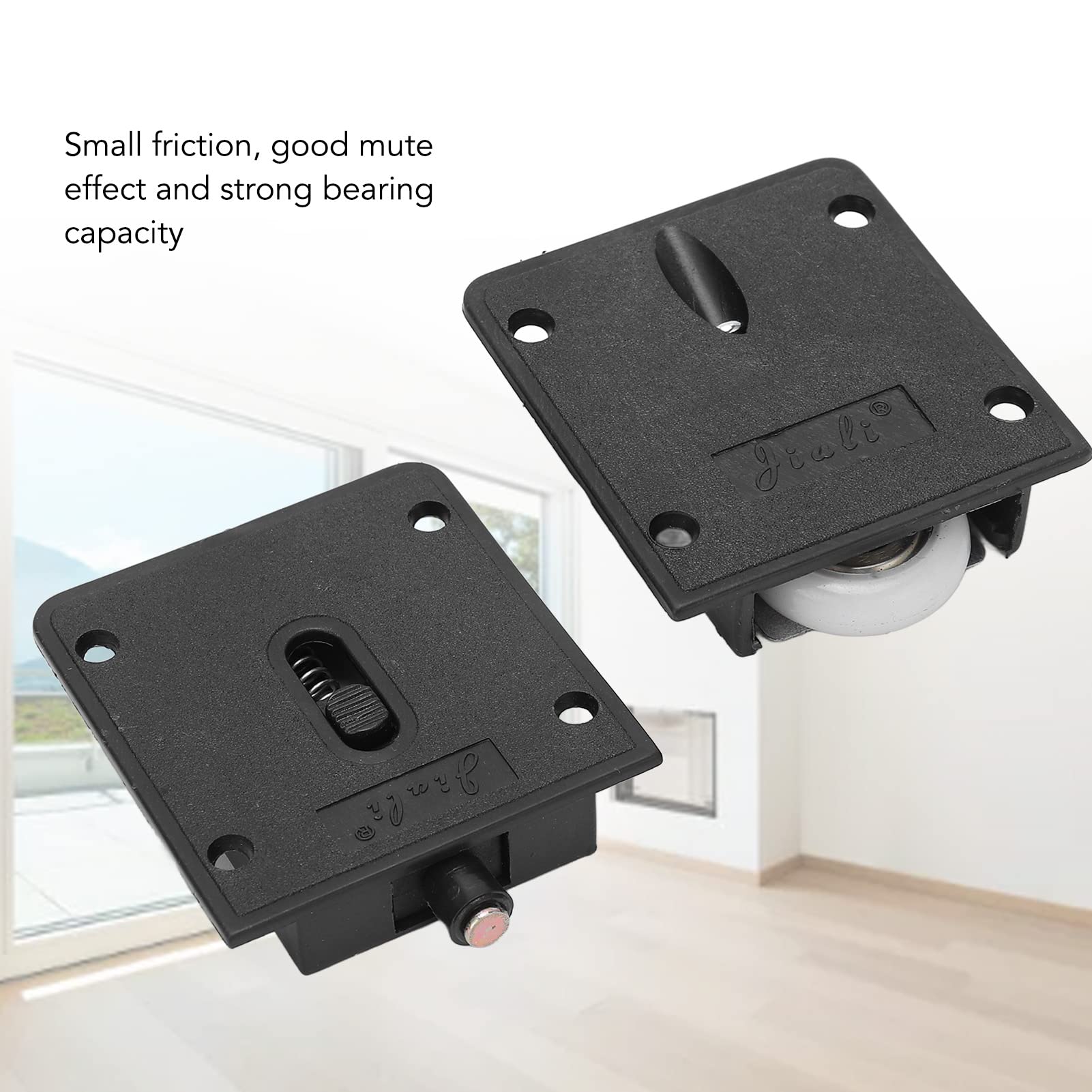 4 stuks nylon kast deur roller set, schuifdeur rolkast schuif katrol