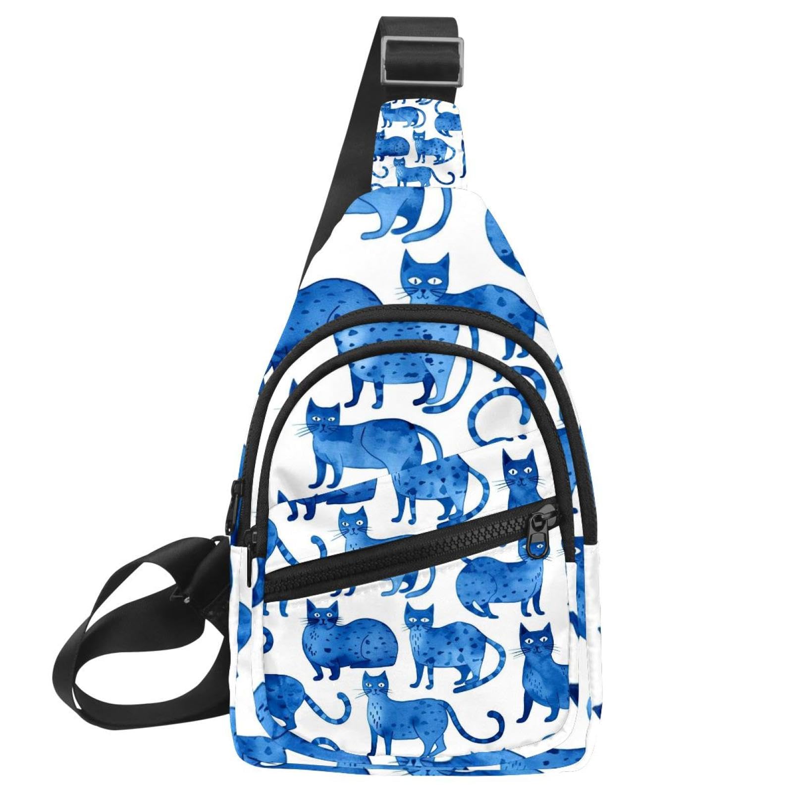 Riñonera cruzada Blue Cats ajustable para evitar dolores de espalda 7