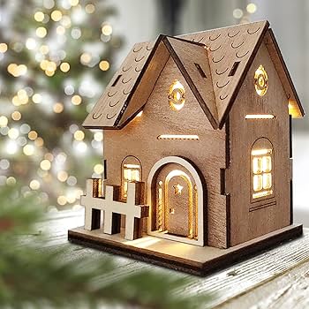 Christmas light up house decoration Clearance