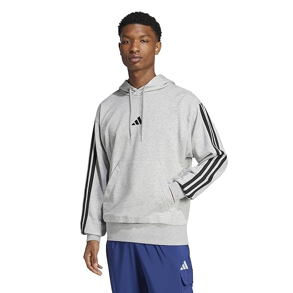 adidas Men's Essentials 3-Stripes French Terry Hoodie