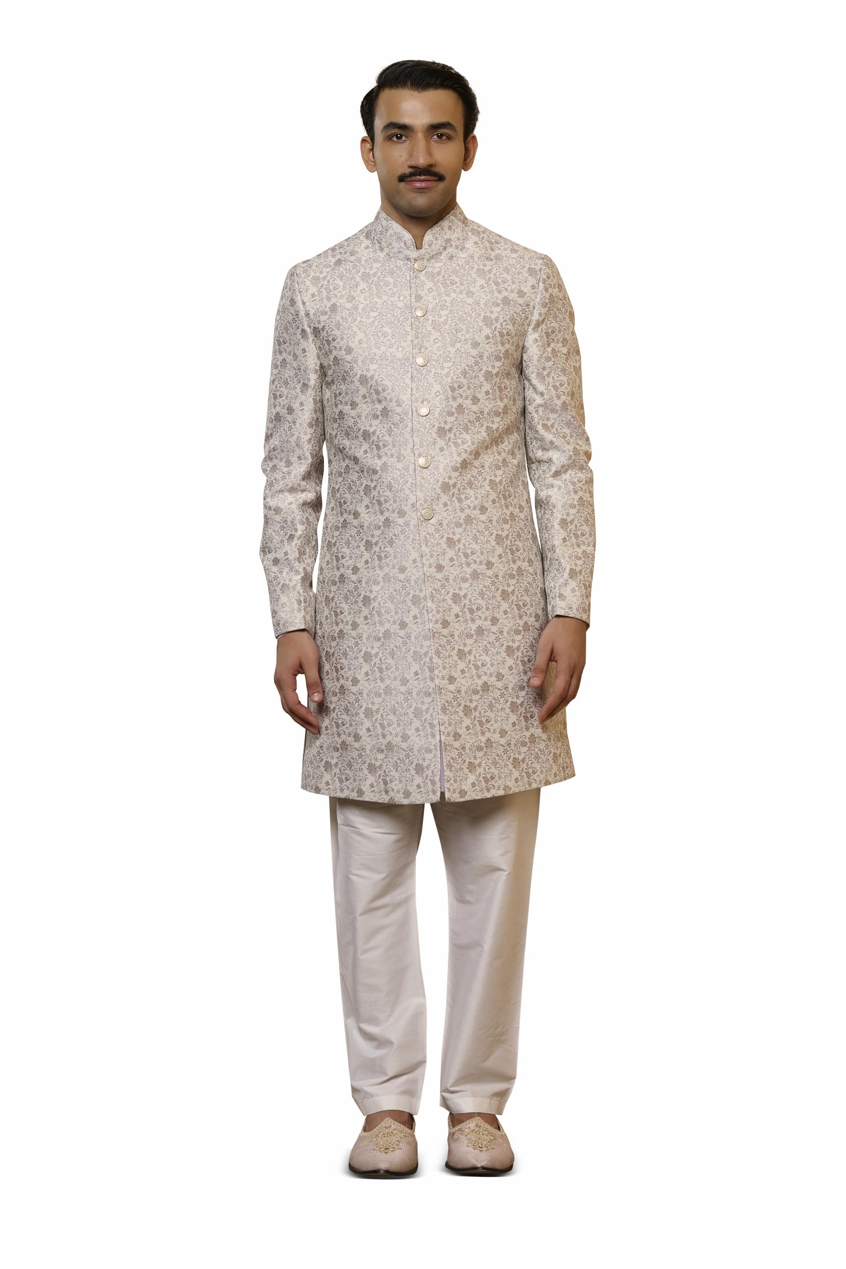 tasva Lilac Dori And Zardozi Embroidered Sherwani-picture-24