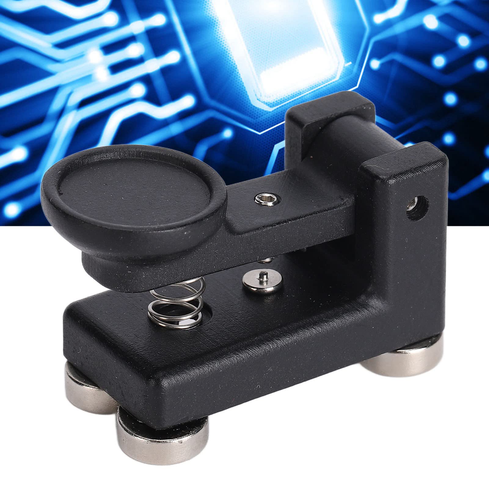 CW Manual Key Morse Code Morsetaste, Morsecode Key Magnetic Adsorption Base Morse Code für Kurzwellenradio