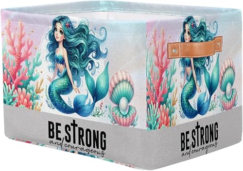 Vista 122 de Cestas de almacenamiento con asas, cubo de almacenamiento rectangular de tela rectangular plegable de juguetes para armario, estantes, lavandería, C