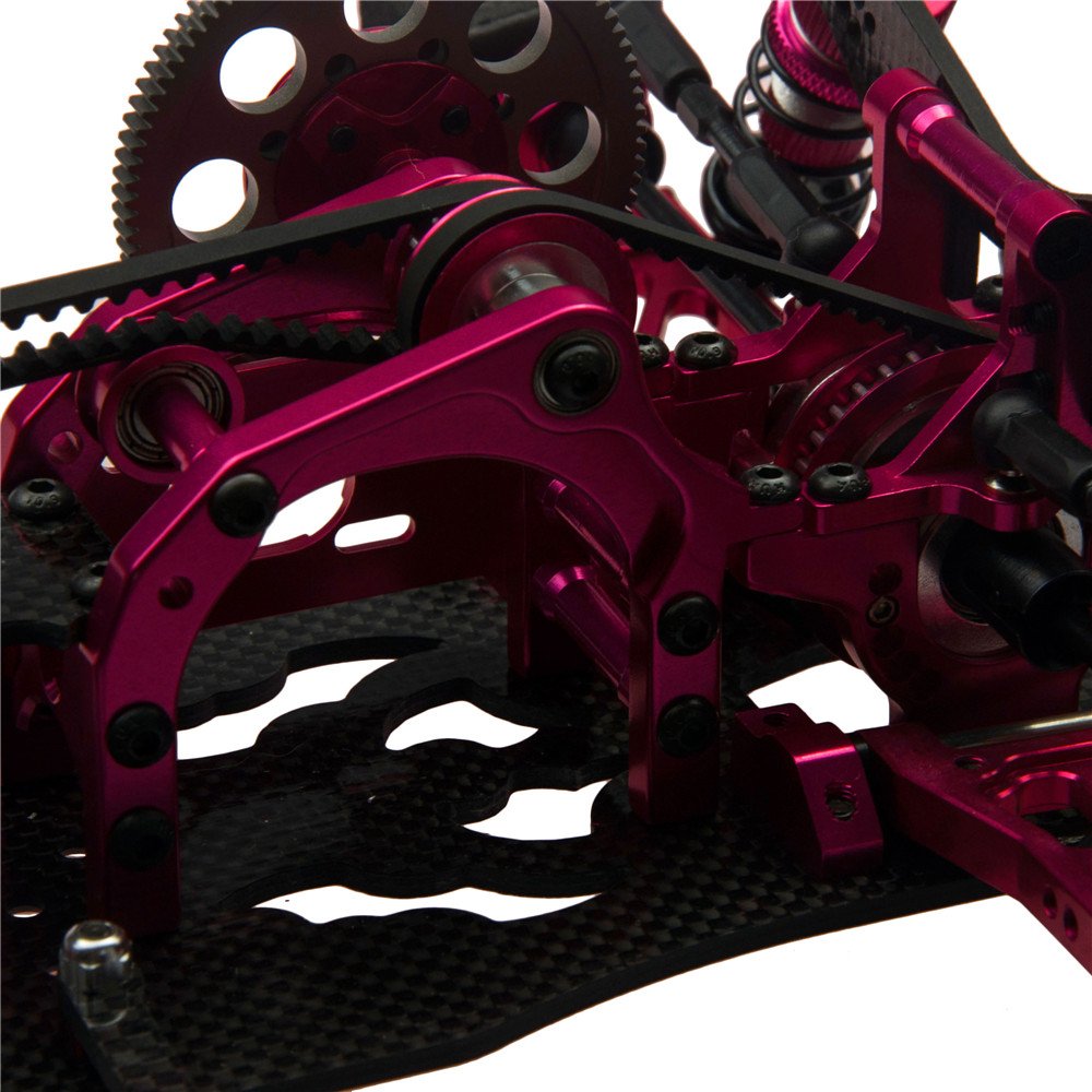 1 Set CNC en aluminium en Fibre de Carbone 1/10 Sakura D4 CS Sport AWD 4WD Voiture pour 3Racing Sakura D4 AWD Drift Car