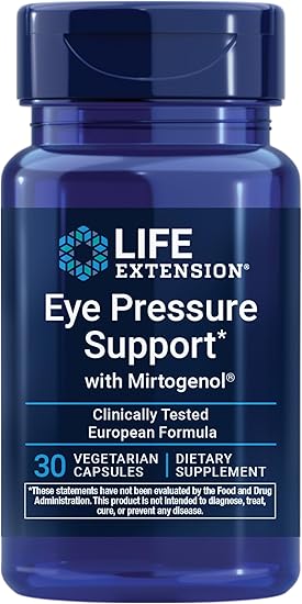 Life Extension Eye Pressure Support with Mirtogenol - Eye Health