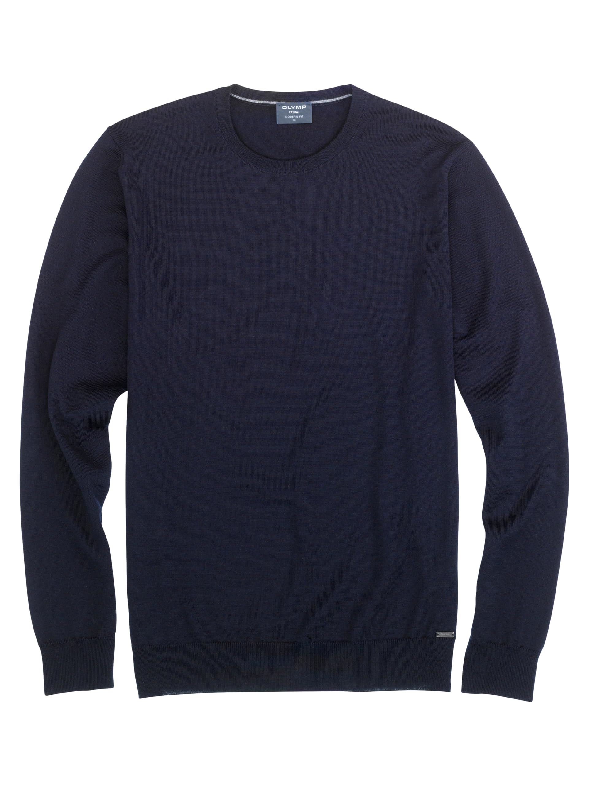 OLYMP Herren Pullover Rundhals Casual.Strick,Single Jersey,Regular fit