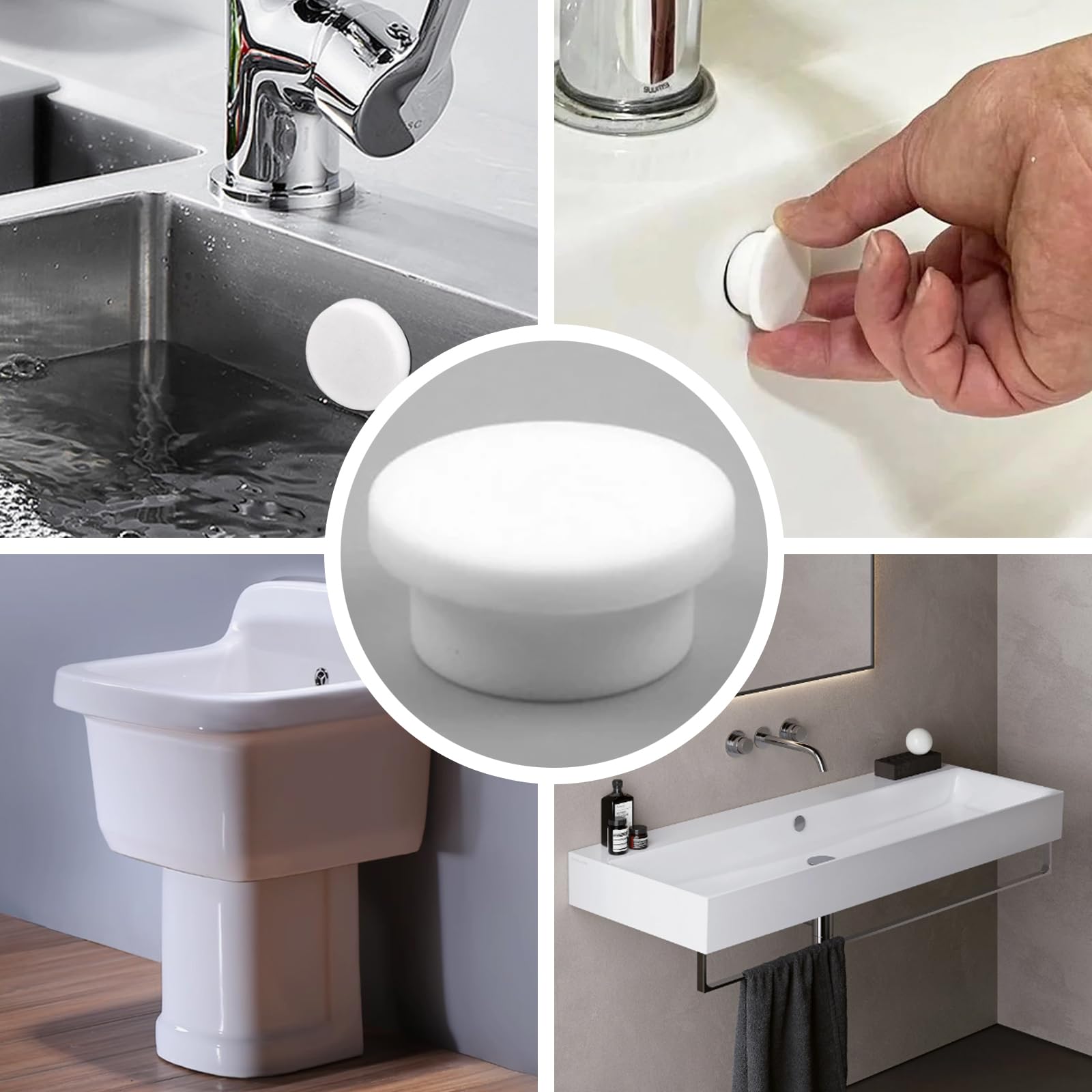 Tapones Para Agujero De Rebosadero - Pack 20 Unidades