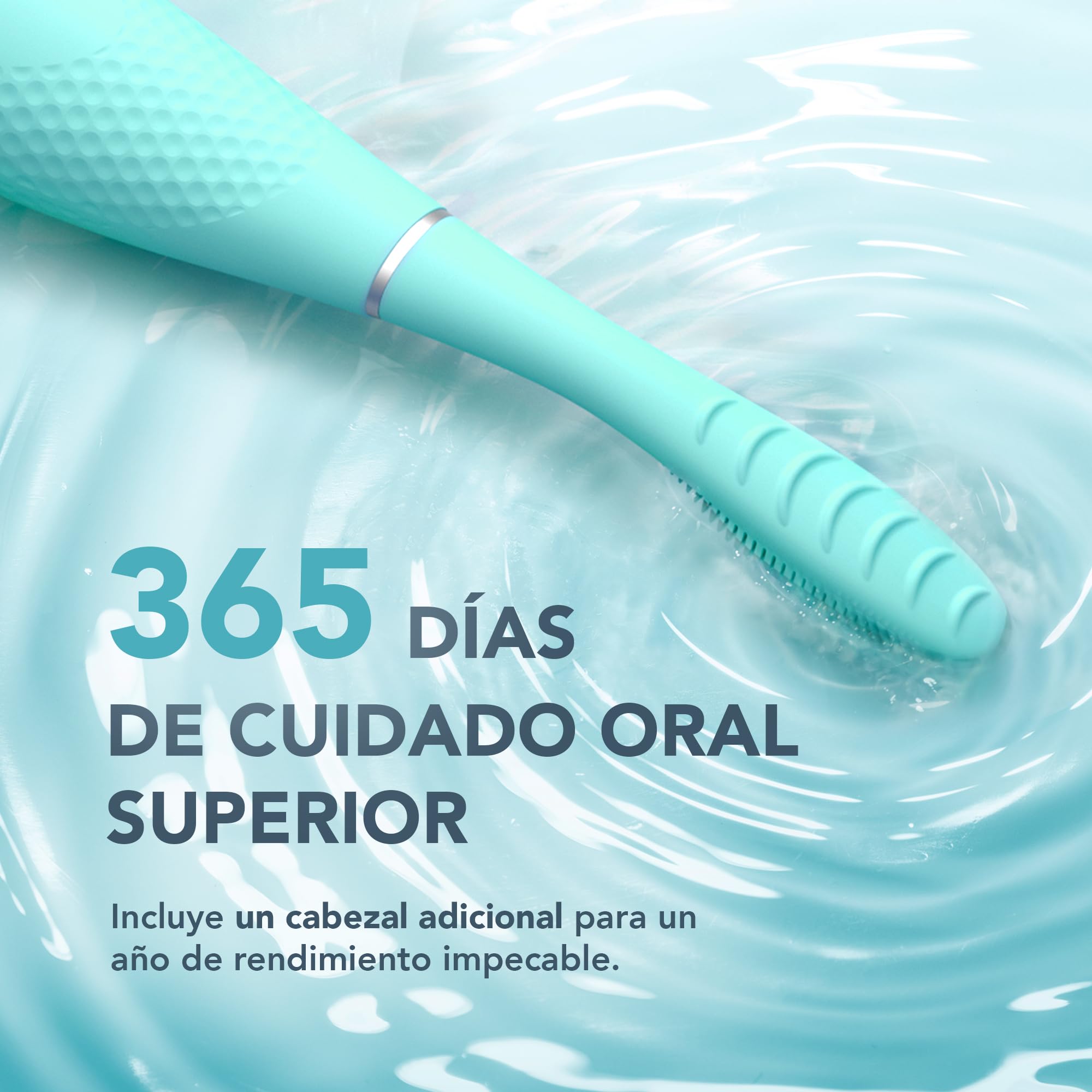 FOREO ISSA 4 Electric Toothbrush – 4-in-1 Rechargeable with Extra Brush Head, Soft Bristles, Long-Lasting Use, Gentle Cleaning - Artic Blue