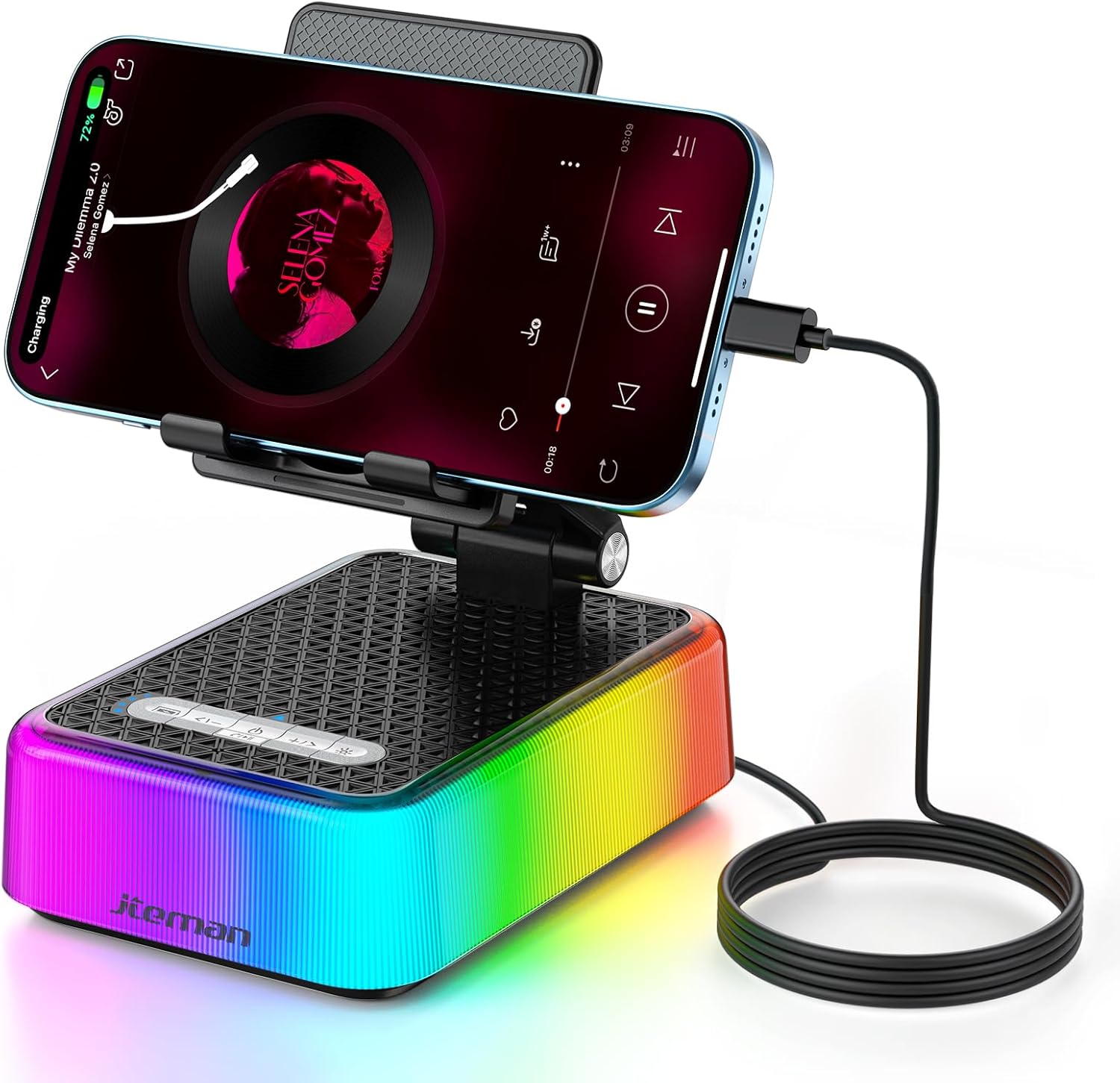 Elevate Your Gifting Game: JTEMAN's Ultimate Bluetooth Speaker Phone Stand!