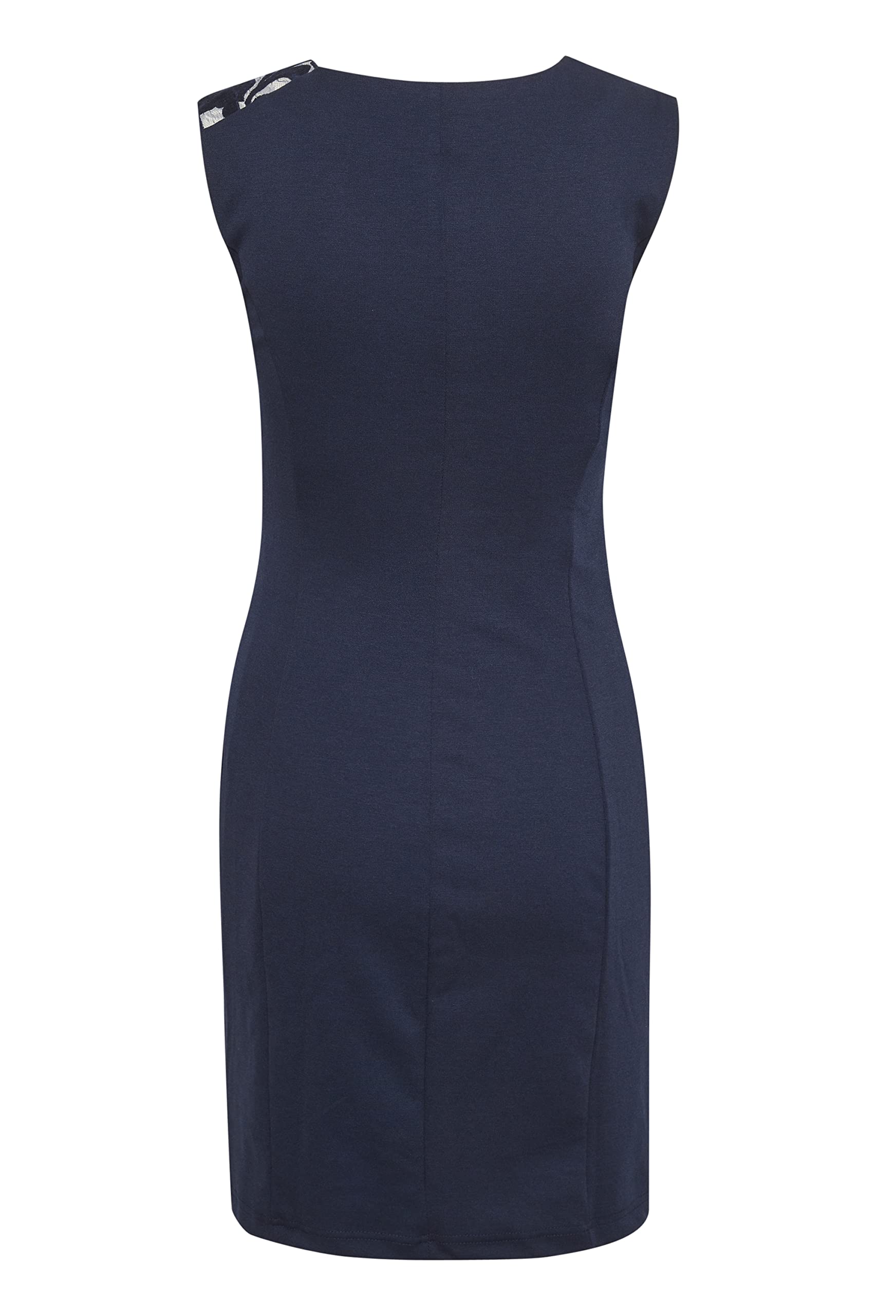 KAFFE Damen Kaffe Women's Coctail Dress Sleeveless Slim Fit with Floral Lace Cocktailkleid (1er Pack)