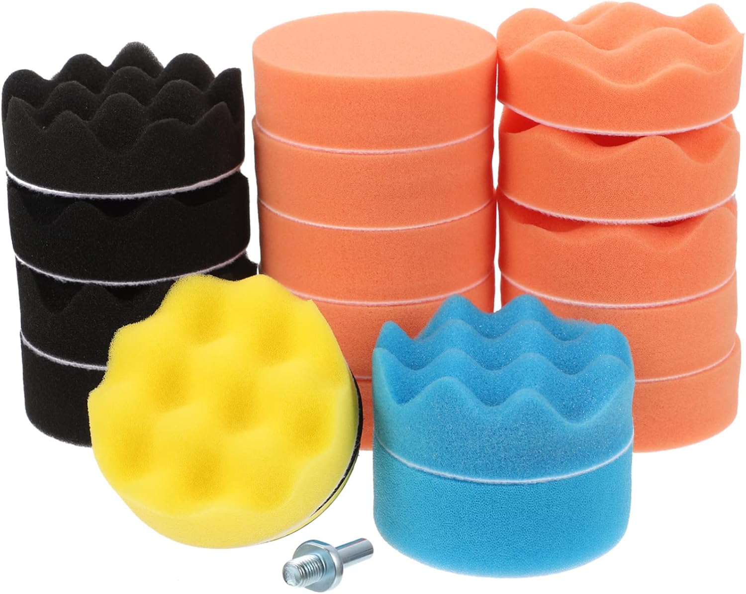 Cabilock Vehicle Waxing Tools Car Polishing Sponge Pad Wax Applicator for Auto Cleaning and Detailing