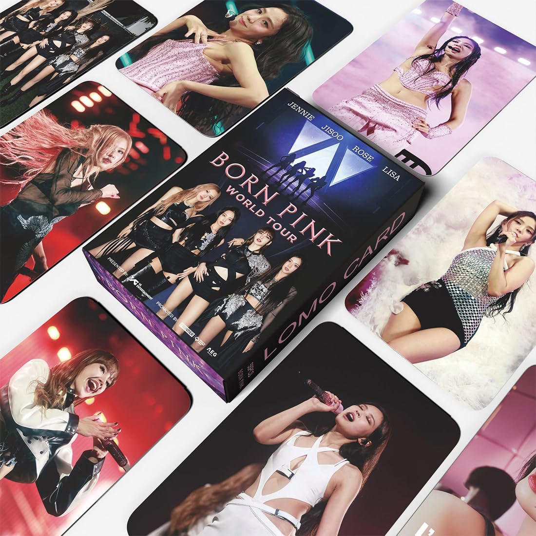 Kpop BP Cartes à Collectionner Born Pink World Tour 55 Lomo Cartes
