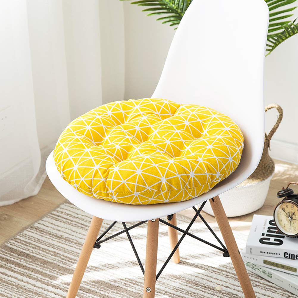 Coussin de chaise en mousse rond 50 cm pour retrouver le plaisir de rester à table