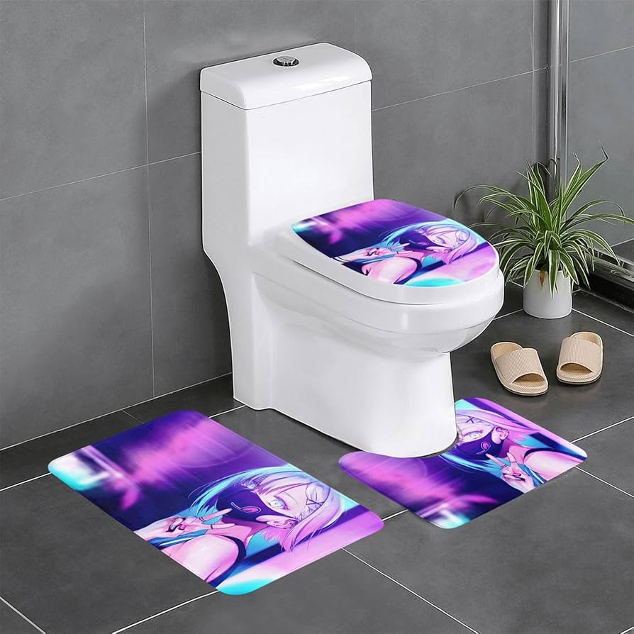 Amazon｜アニメ 可愛い ショートヘア 少女 3点セット トイレ