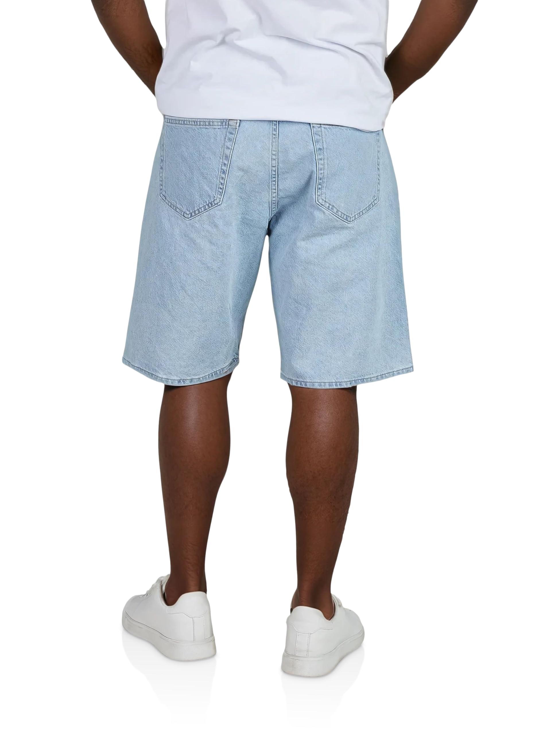 JACK & JONES Herren Kurze Hosen Bermuda Shorts Sommer Denim Einfarbig