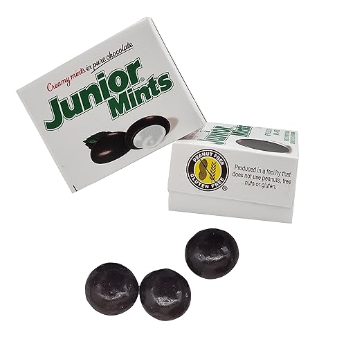 Miniatura 2 de Fruidles Caramelos cremosos de menta junior cubiertos de chocolate puro, sin maní, sin grasa (40)