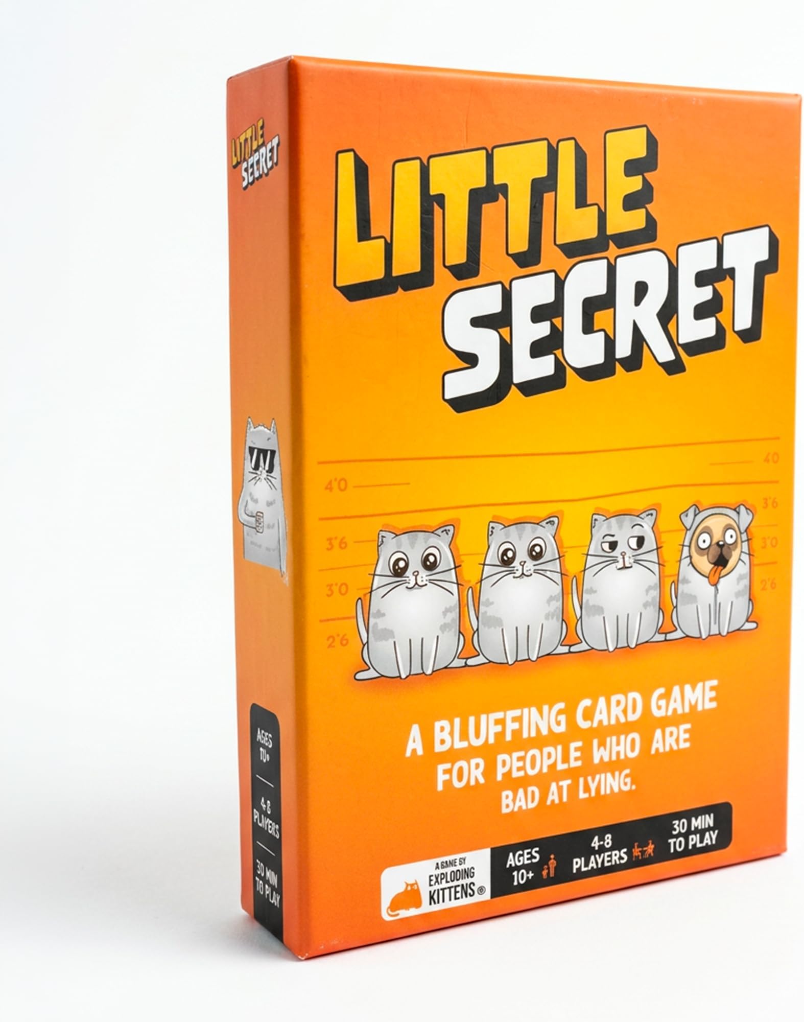 Little Secret Bluffing Card Game, Ages 10+, 4-8 Players, Family Party Game