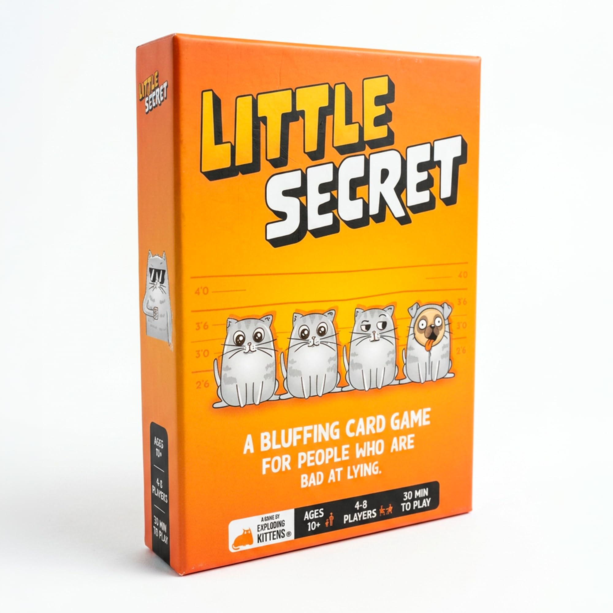 Little Secret Bluffing Card Game, Ages 10+, 4-8 Players, Family Party Game