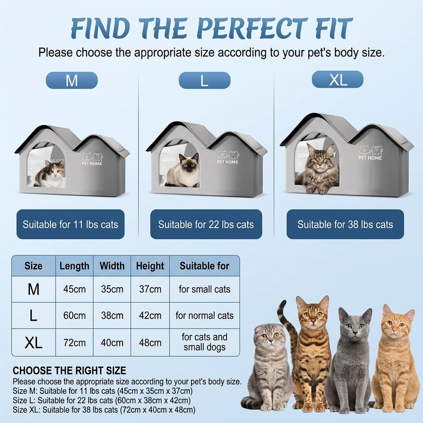 Maison Rafraîchissante Chat,Maison pour Chat avec Climatiseur et Sac de Glace,Maison rafraîchissante Pliable pour Animaux de Compagnie,Maison de Refroidissement pour Animaux avec 10 Sacs de Glace,L