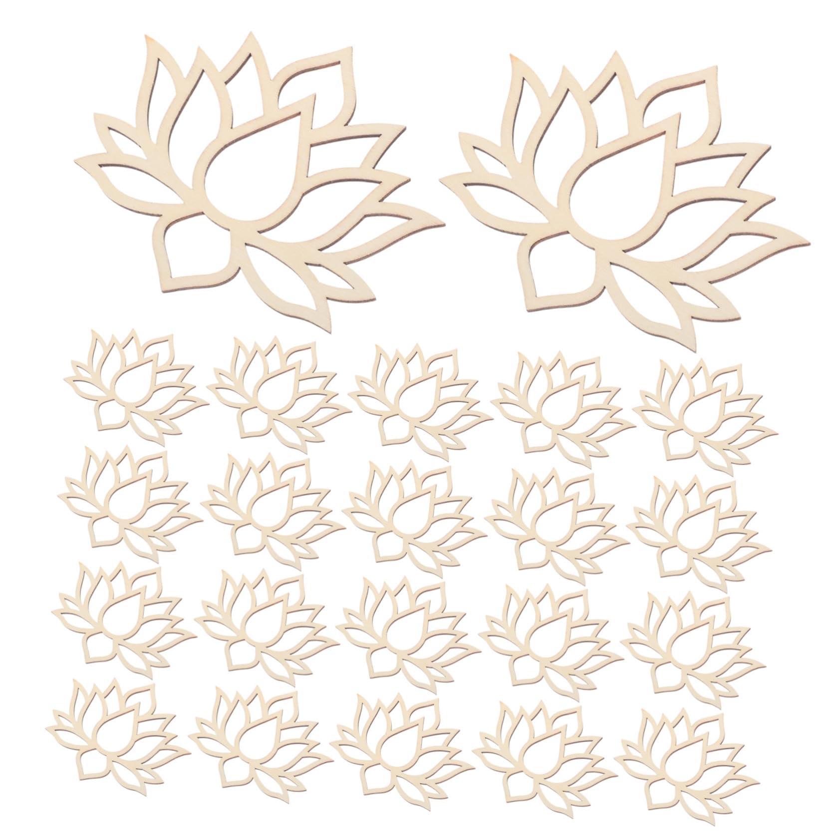 Anneaux en bois de lotus x90 pour attrape-rêves et macramé DIY