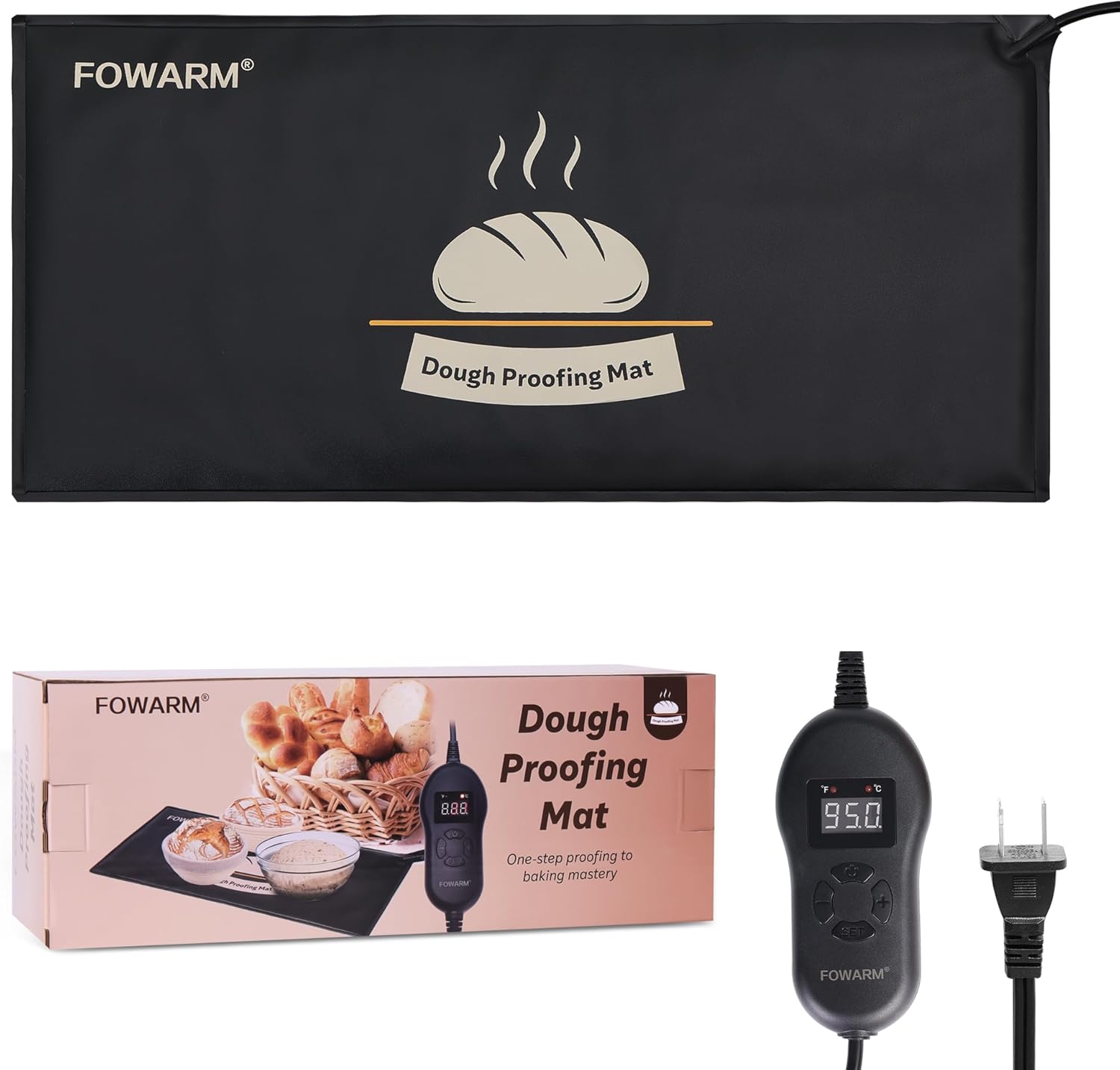 Amazon.com: FOWARM Sourdough Proofing Mat for Home Baking, Thermostat ...