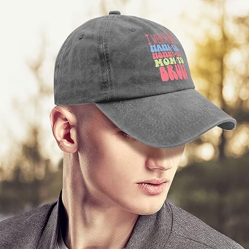 Miniatura 4 de devor Gorra de béisbol con texto en inglés "I Went from Mama to Mommy to Mom to Mom to Bruh Dad Hats, Graphic Dad Hats for Men