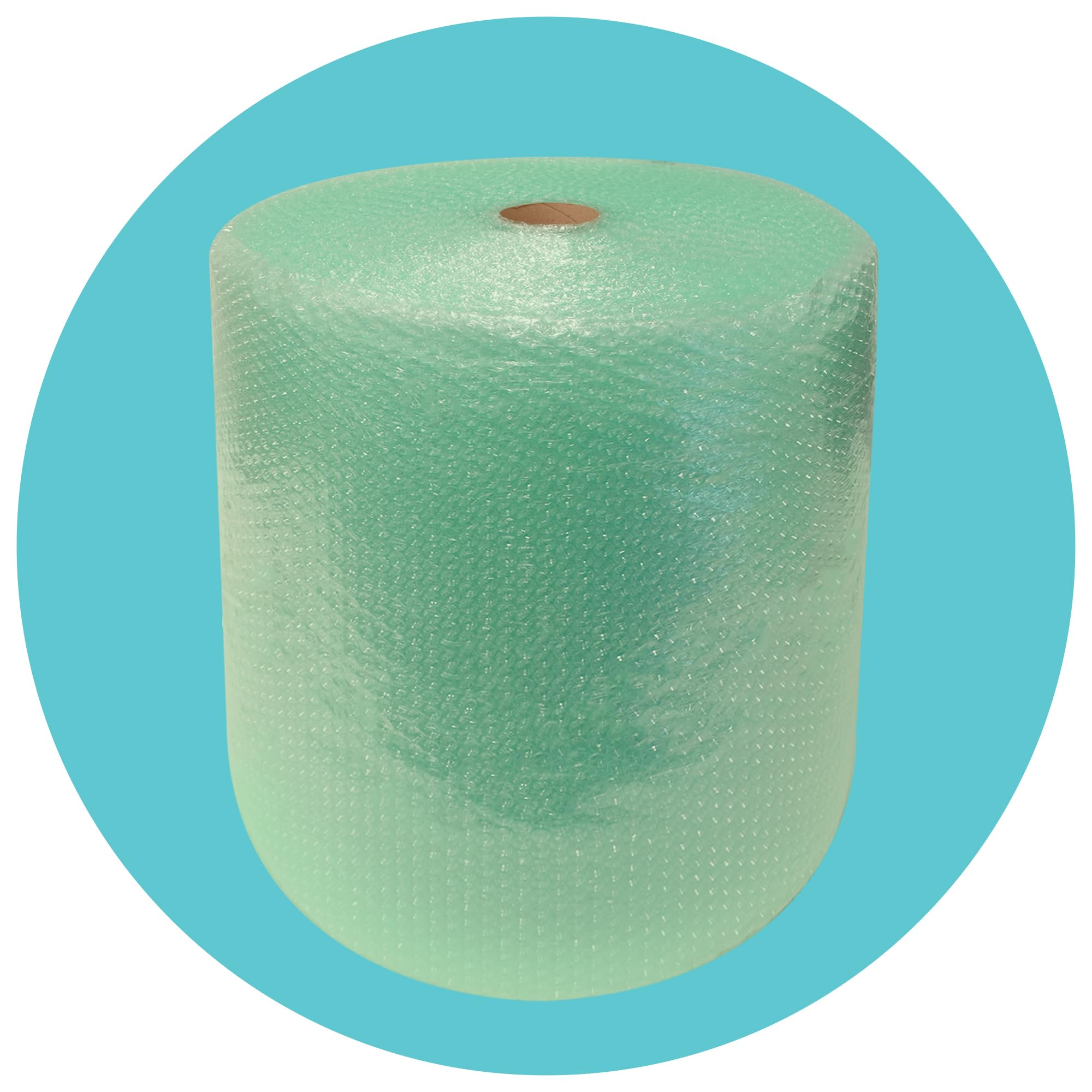 Triplast Biodegradable Green Bubble Wrap Roll, 400mm x 50m, Long Length Small Bubble Cushioning for Moving, Packaging and Storage — image 1