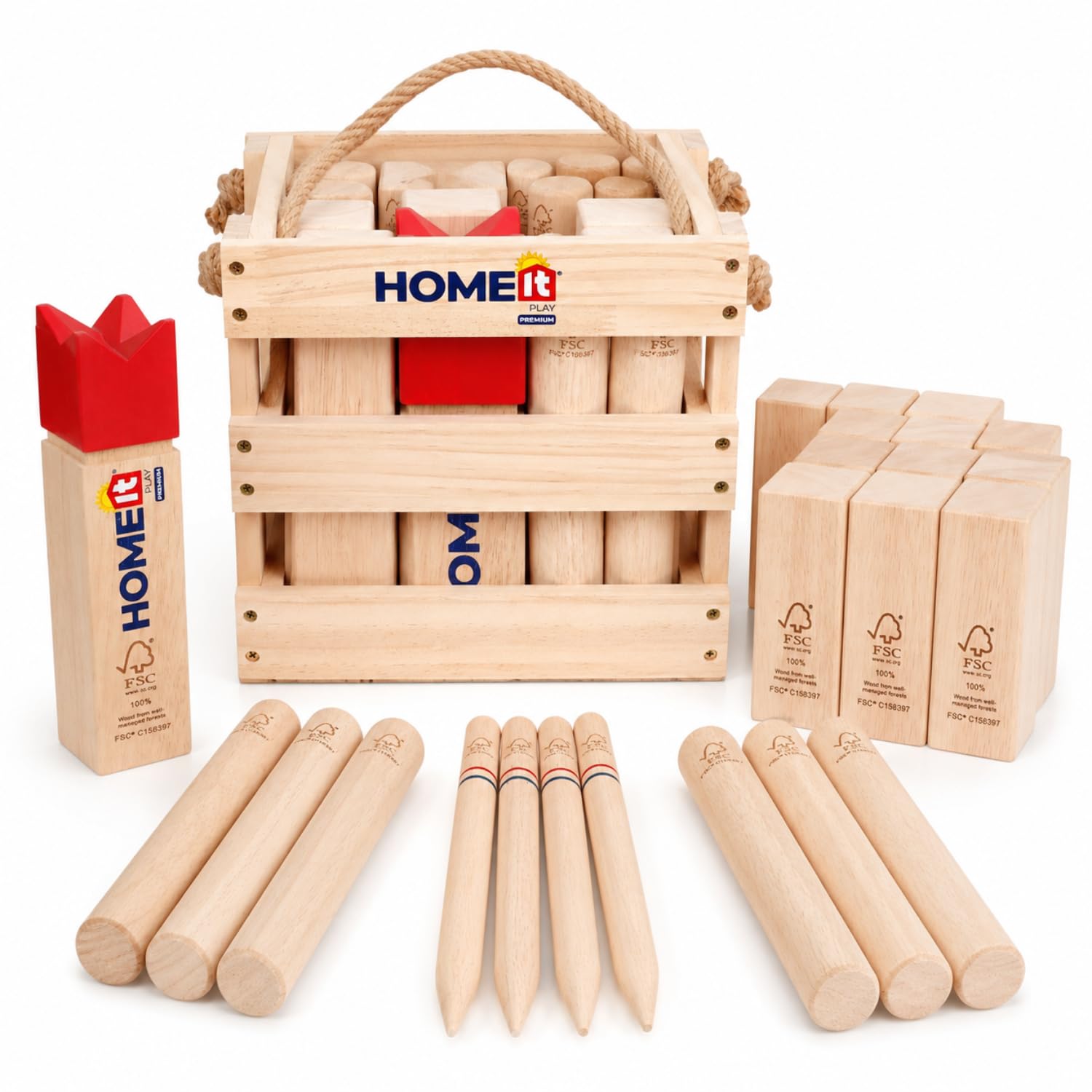 HOME IT Jeux Exterieur Viking Adulte Unisexe, Multicolore, Premium - Jeux Enfant Exterieur