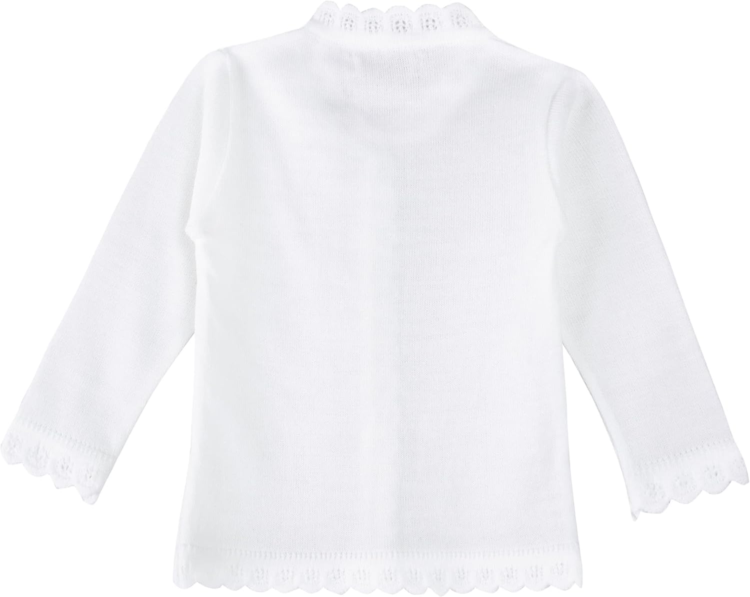 Lilax Baby Girls' Little Hearts Knit Cardigan Sweater - Image 3