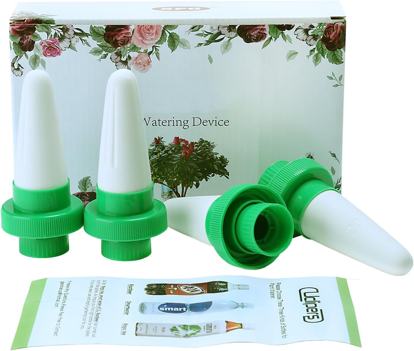 Vacation Plant Waterer, Ceramic Self Watering Spikes Set of 4, Automatic Flower and Drip Irrigation Watering Stakes System for Indoor&Outdoor Use, Plastic Rootbeer, Noyu Tea Bottle are recommended