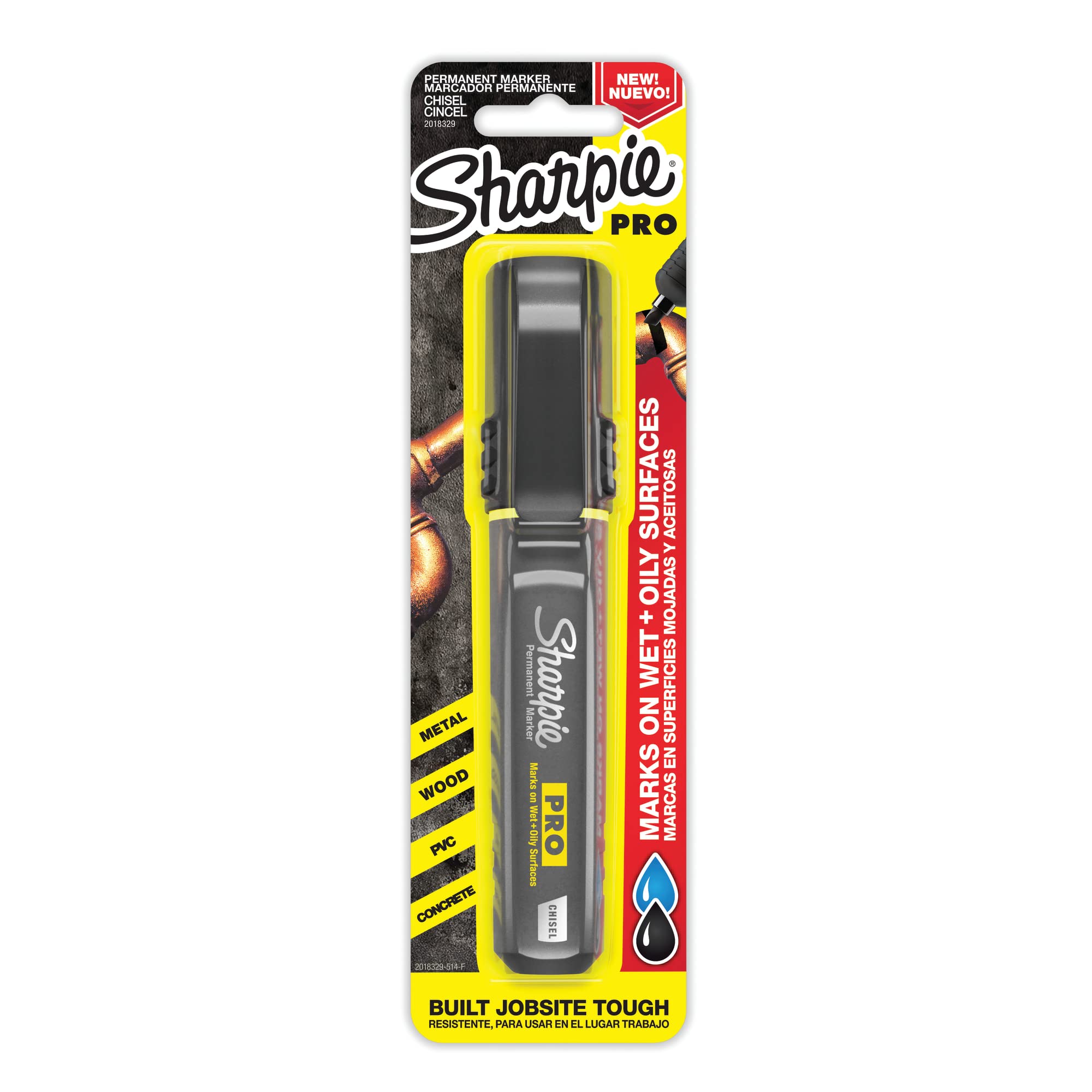Amazon.com : Sharpie Pro Permanent Marker, Medium, Chisel Tip